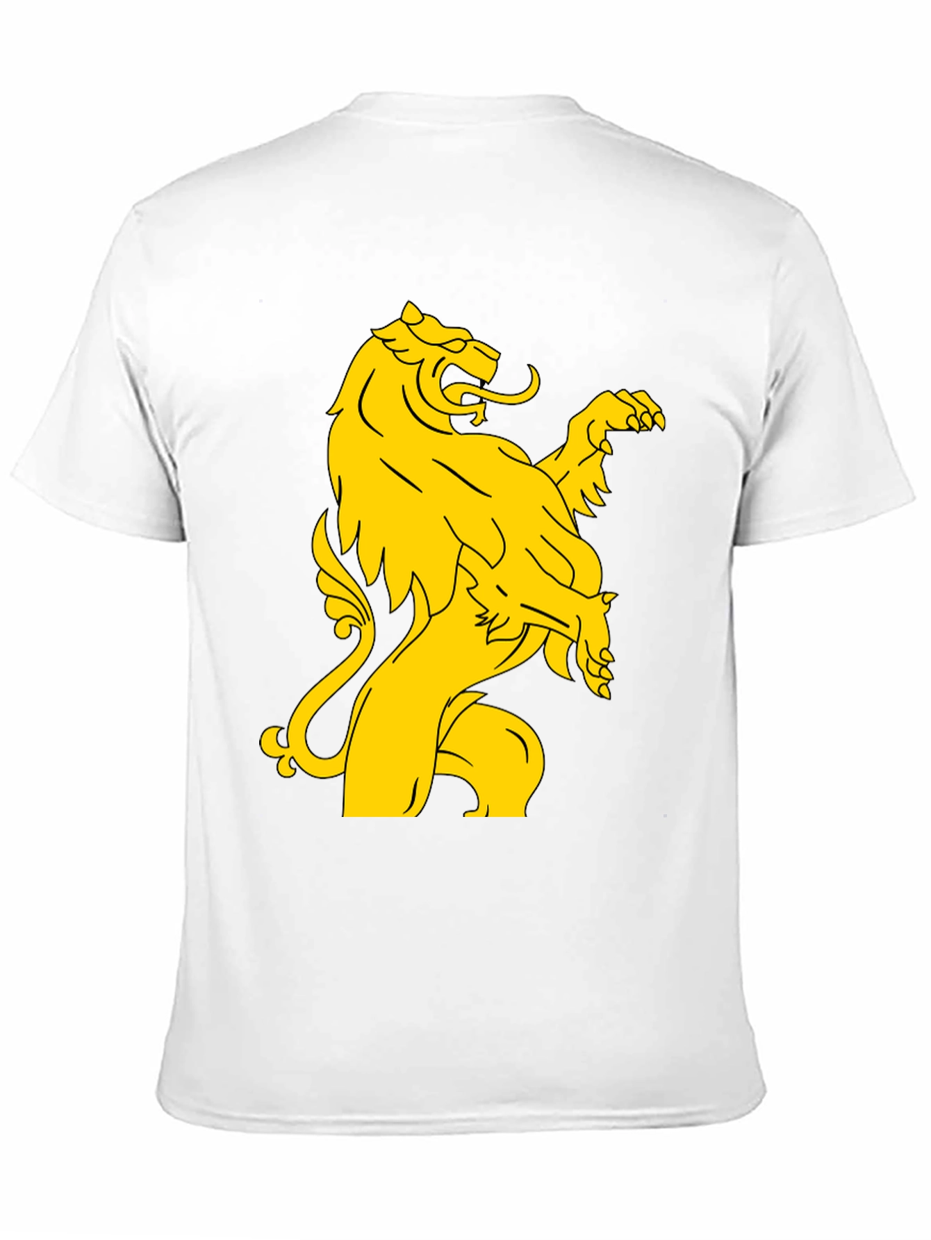 Black Lion Rampant Graphic T-Shirt - Black view 11