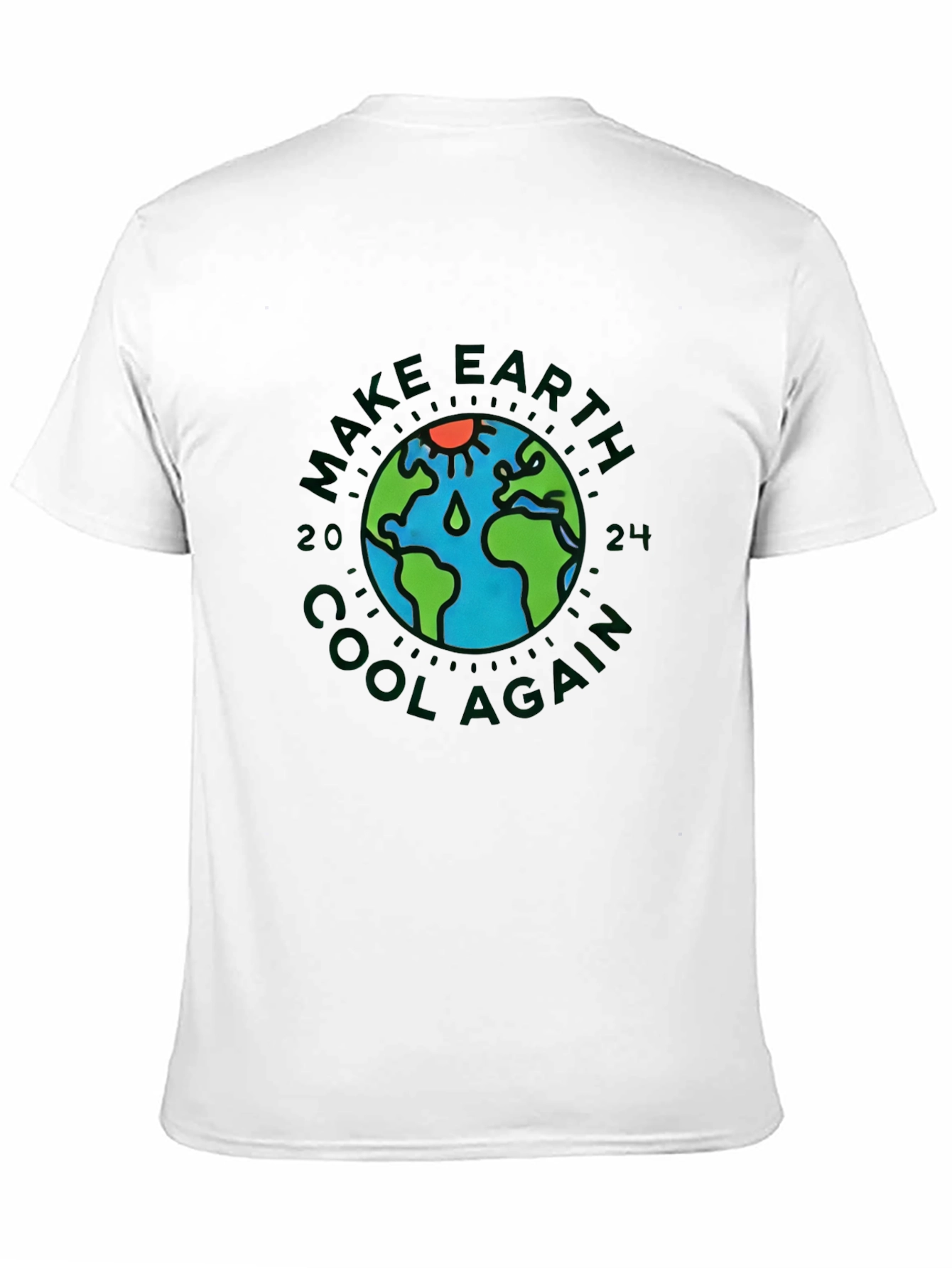 Black Cool Earth Graphic Tee view 11