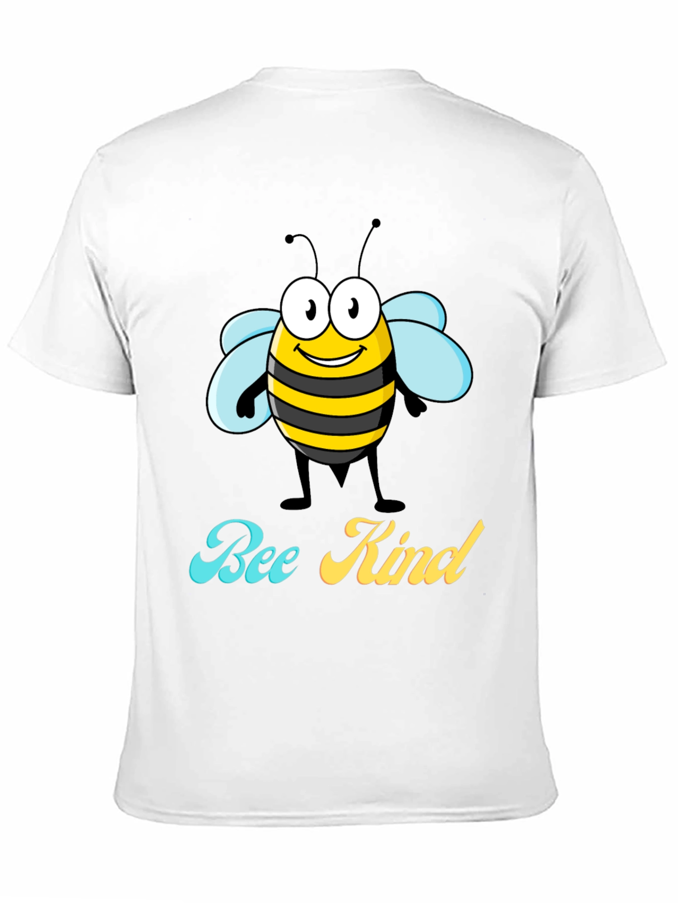 Black Bee Kind Graphic T-Shirt - Black Crew Neck Tee view 11