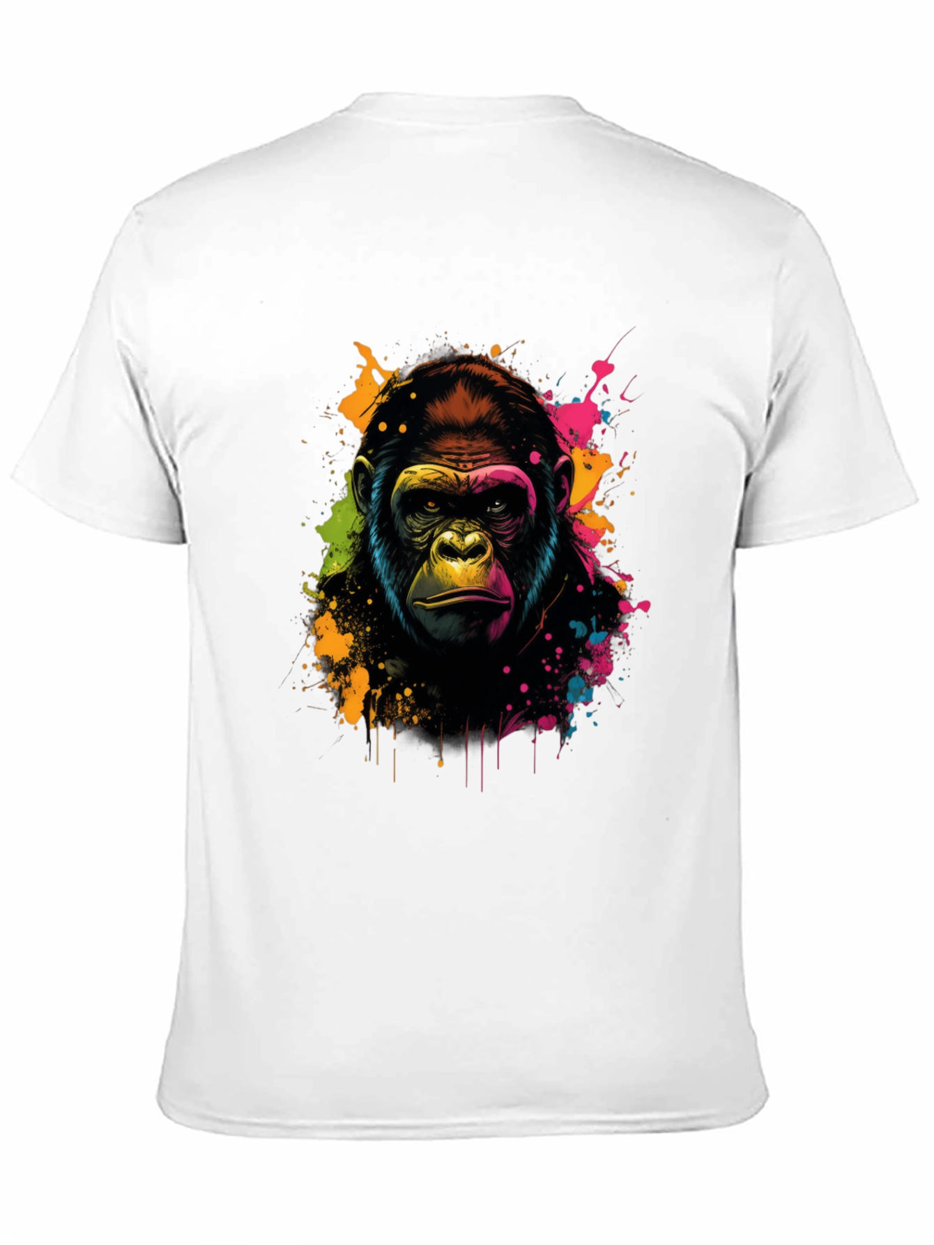 Black Vibrant Gorilla Graphic Tee - Black view 11