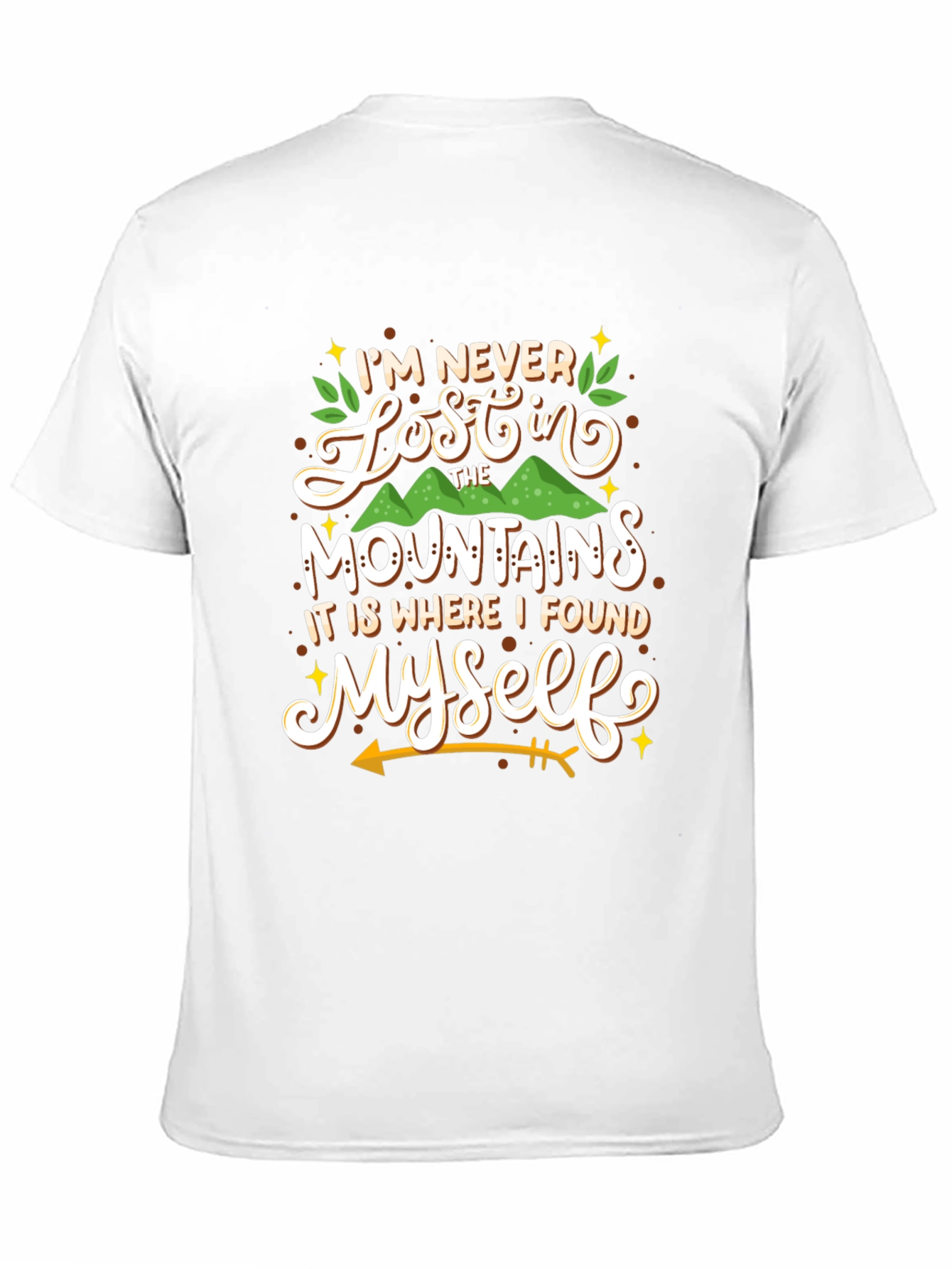 Black Mountain Lover T-Shirt: Never Lost, Found Myself view 11