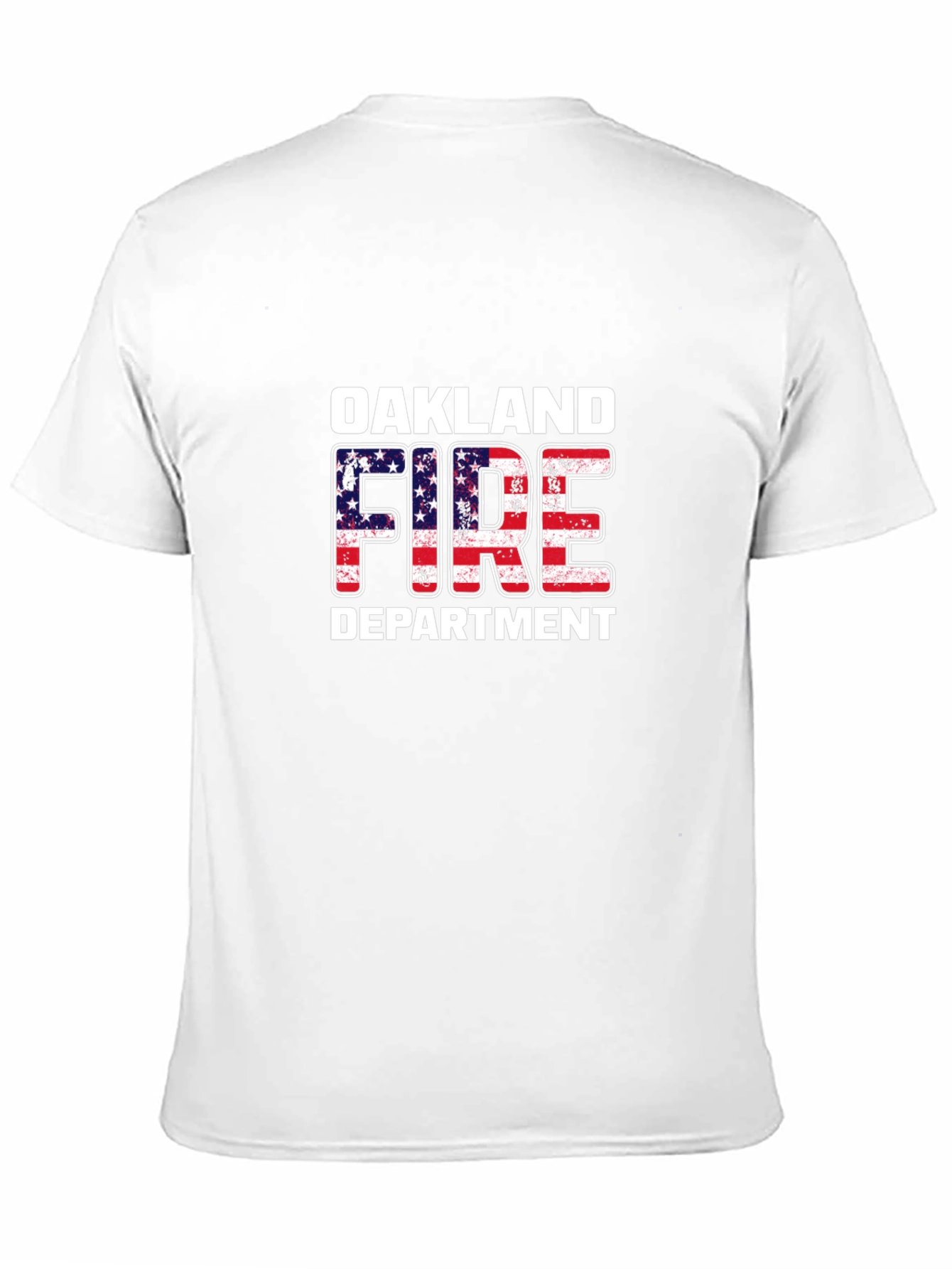 Black Oakland Fire Department T-Shirt view 11