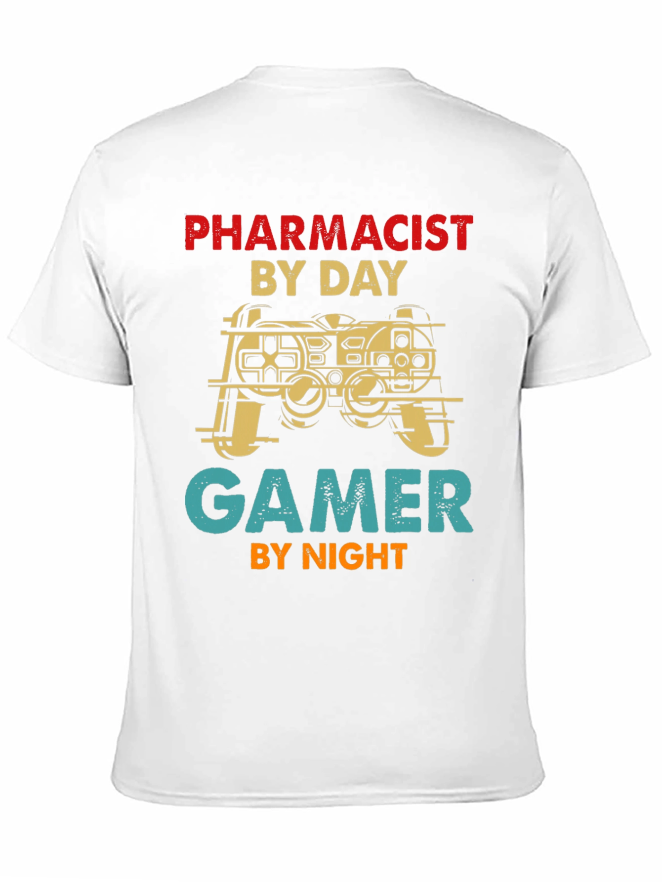 Black Pharmacist Gamer T-Shirt - Novelty Apparel view 11