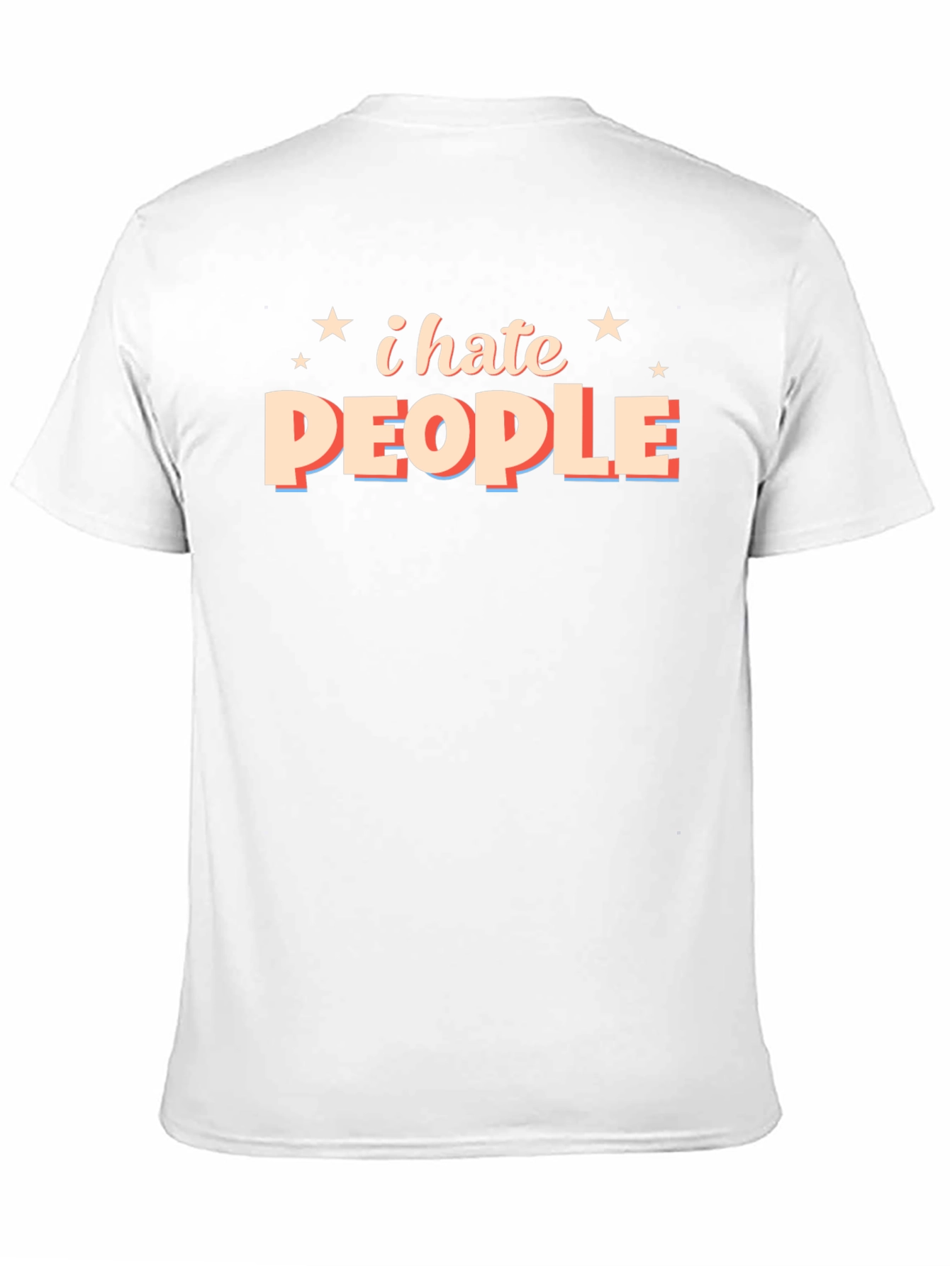 Black I Hate People Graphic T-Shirt view 11