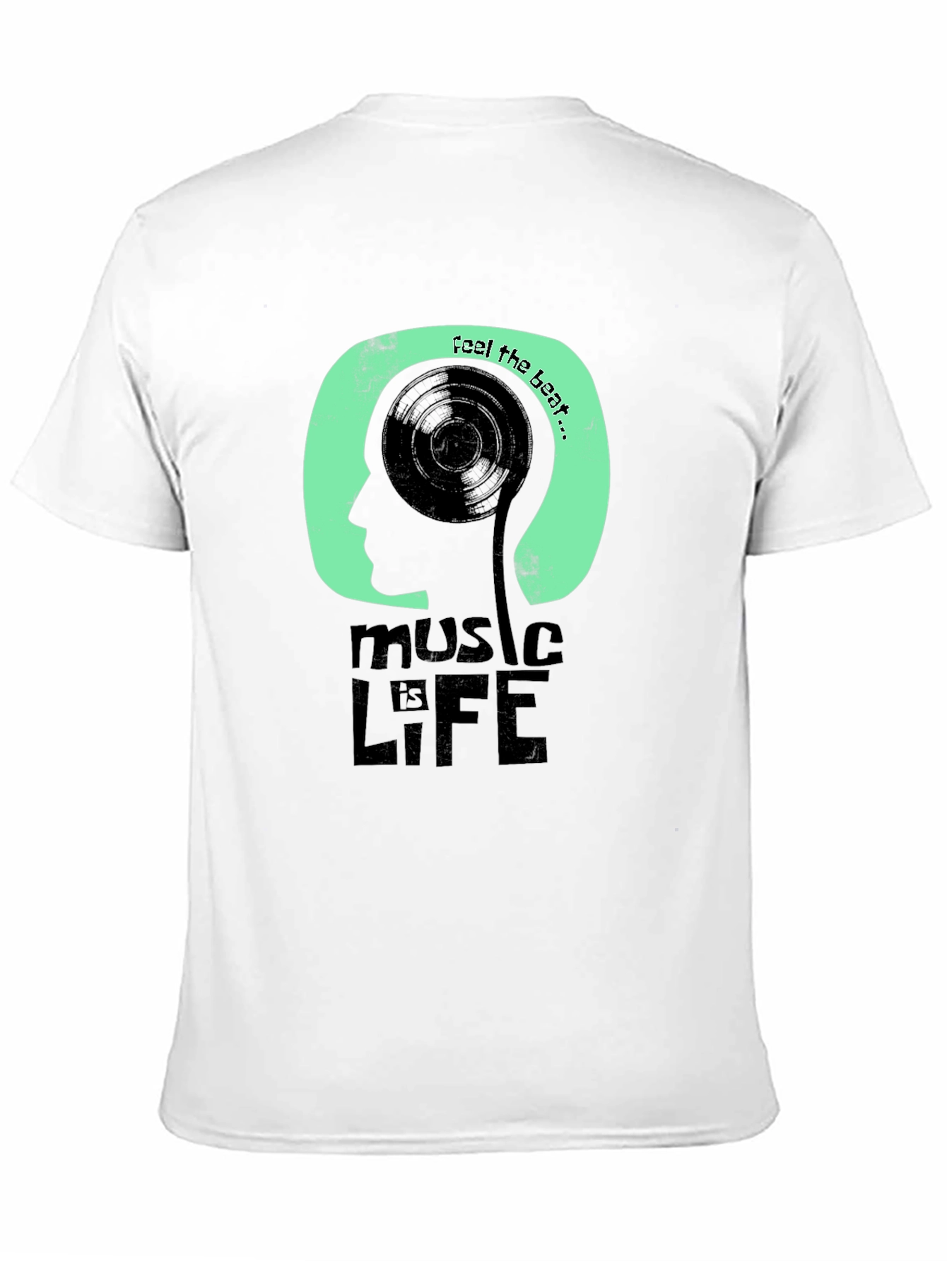Black Music is Life Graphic T-Shirt view 11