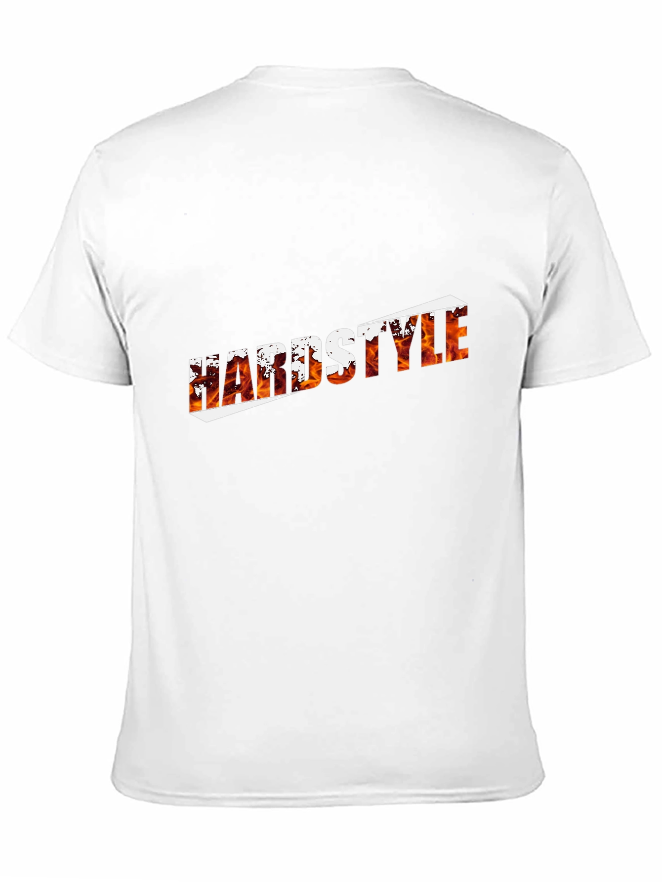 Black Hardstyle Fire Graphic Black T-Shirt view 11