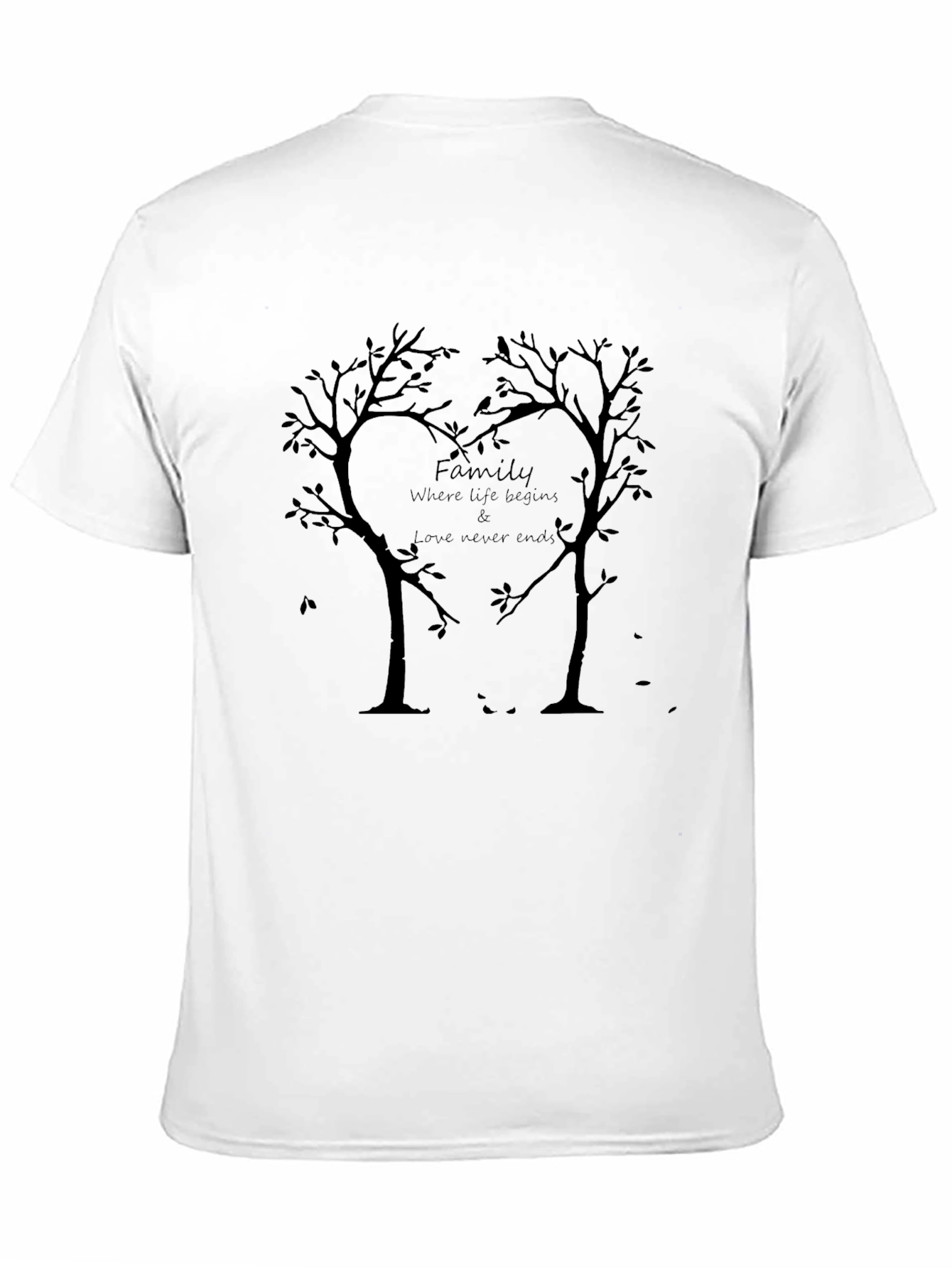 Black Family Tree Love T-Shirt - Where Life Begins view 11