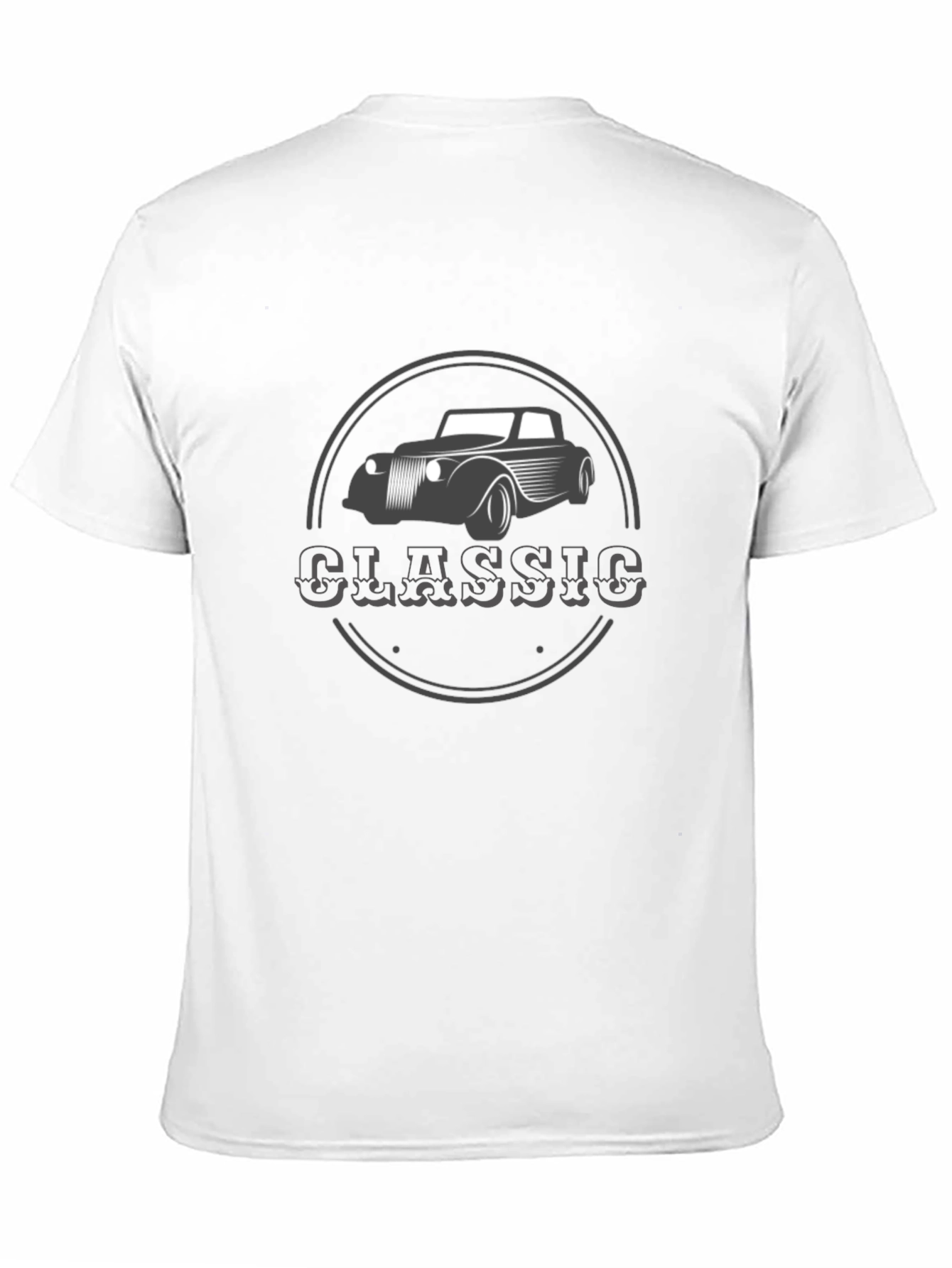 Black Classic Car Graphic T-Shirt - Black view 11