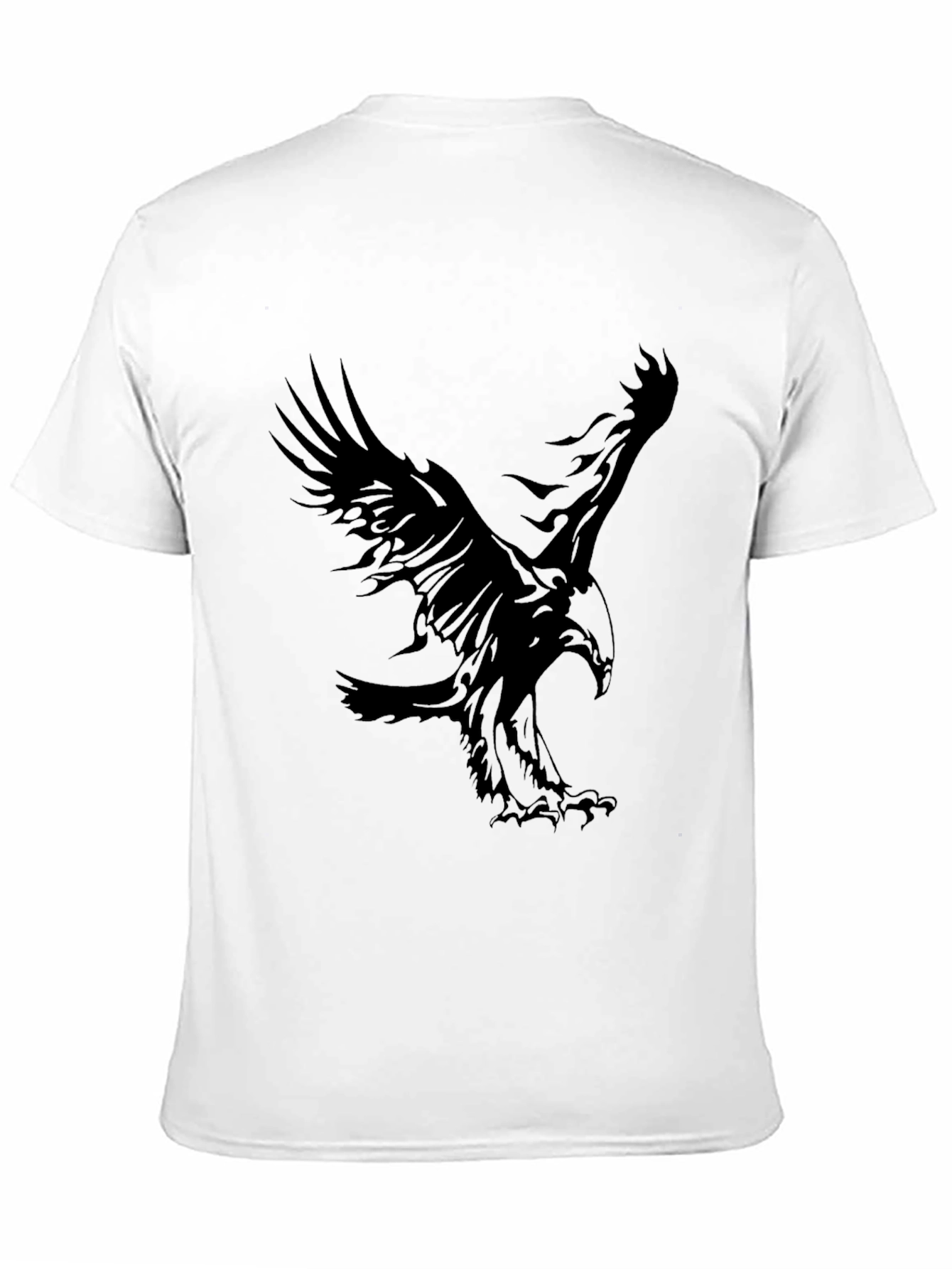 Black Men's Black Eagle Graphic Tee view 11