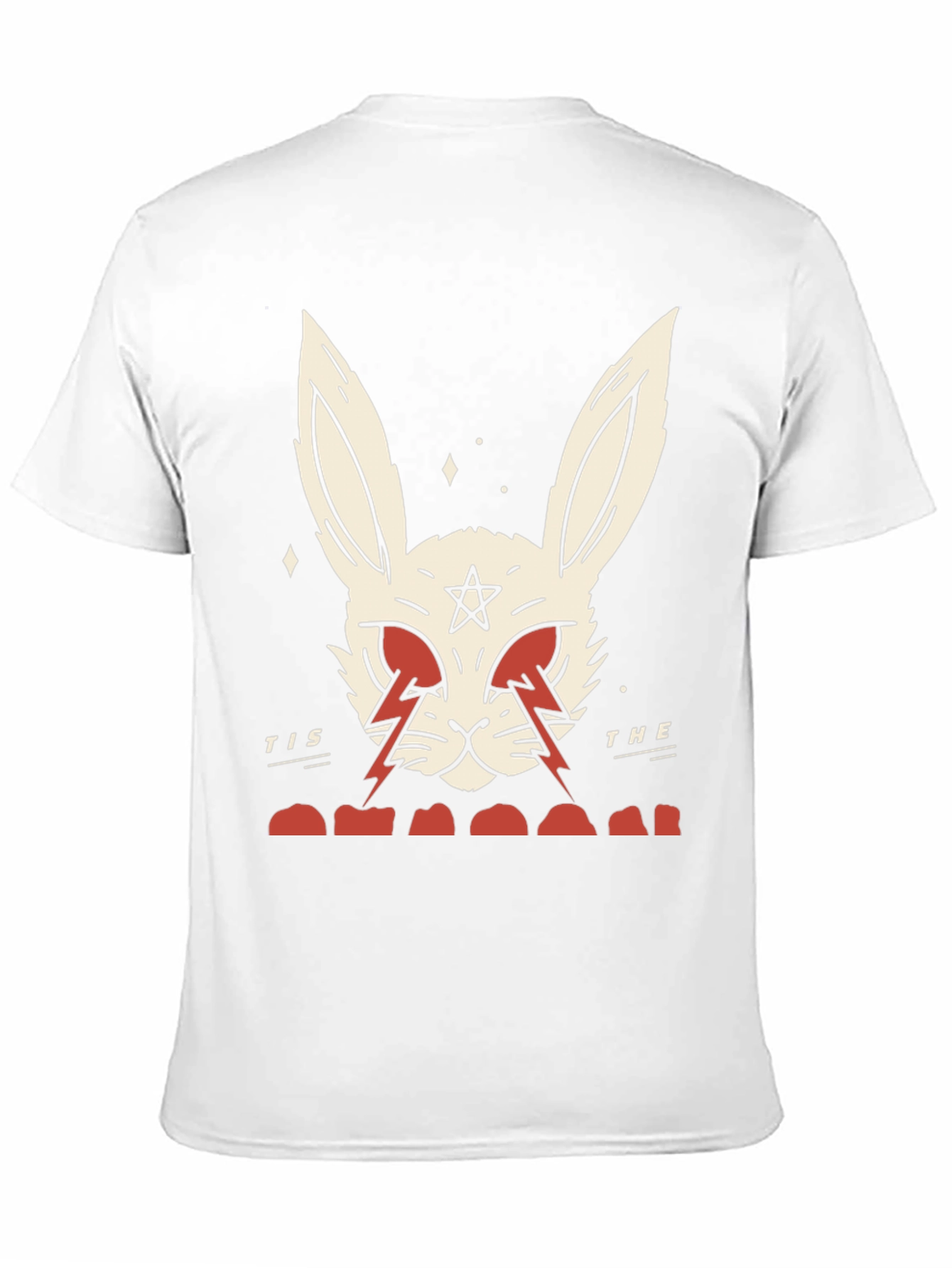 Black Occult Rabbit Graphic Tee view 11
