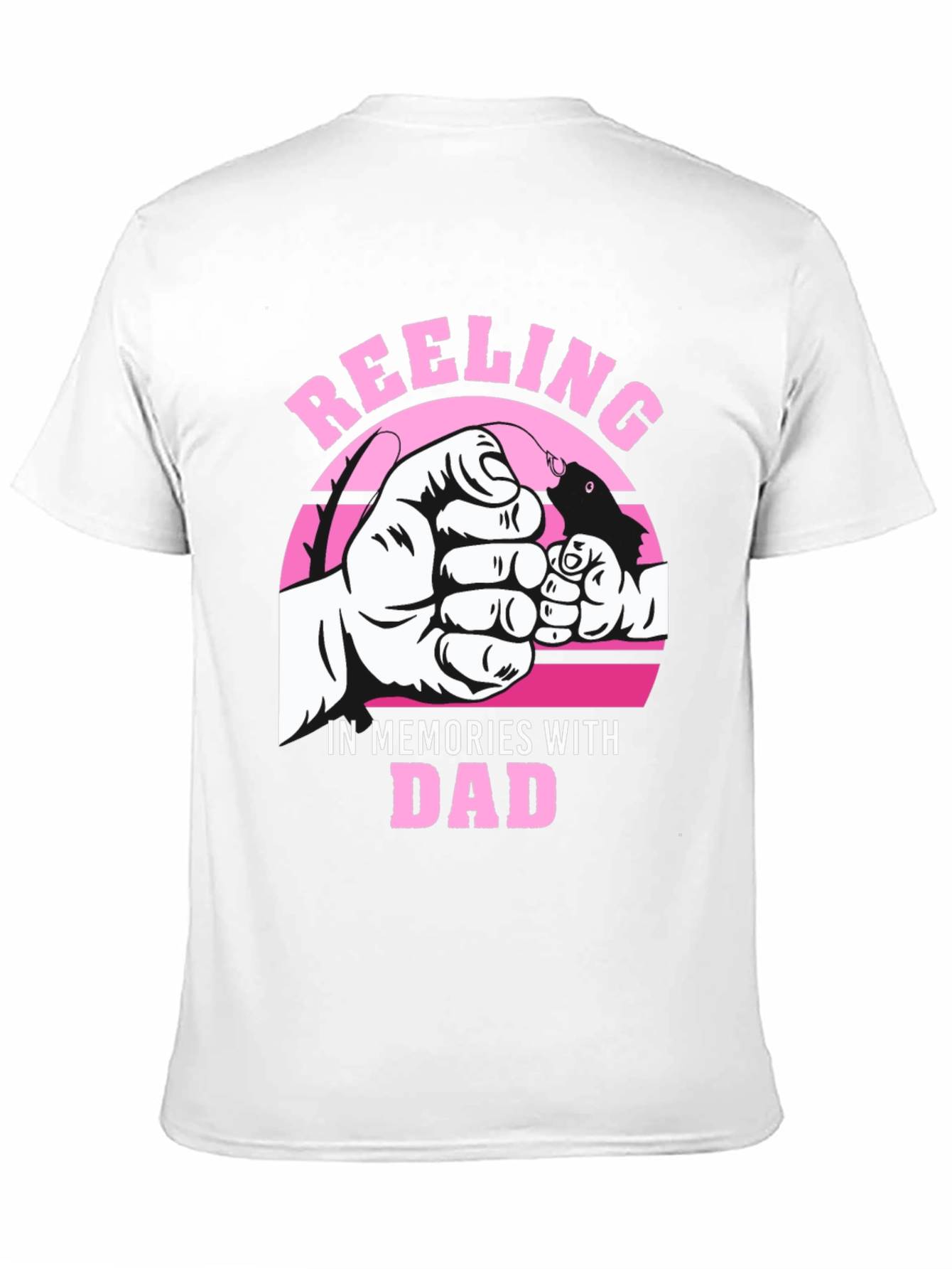 Black Reeling in Memories with Dad T-Shirt view 11