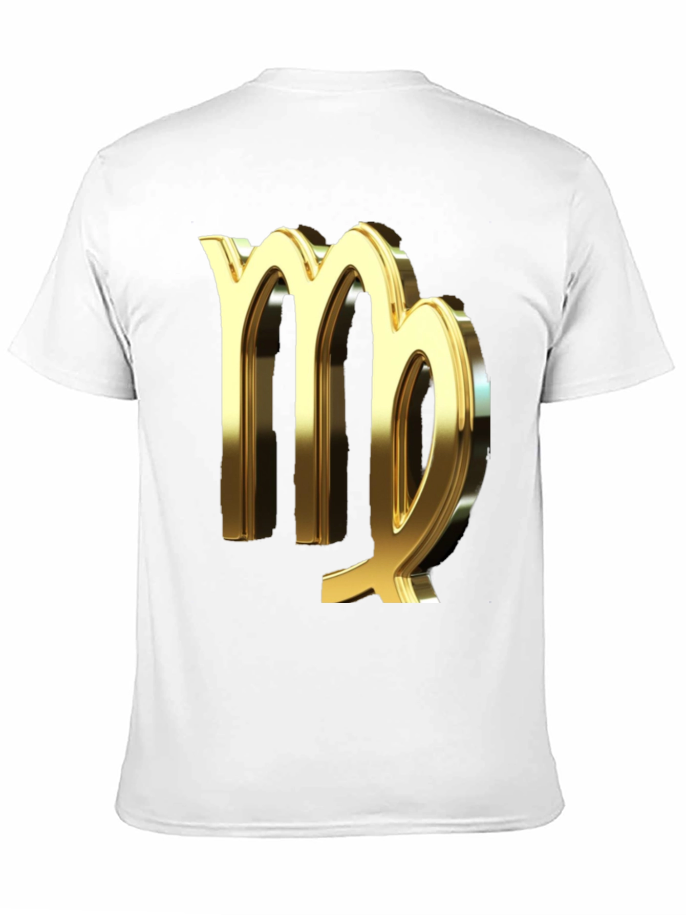 Black Zodiac Virgo Symbol T-Shirt view 11