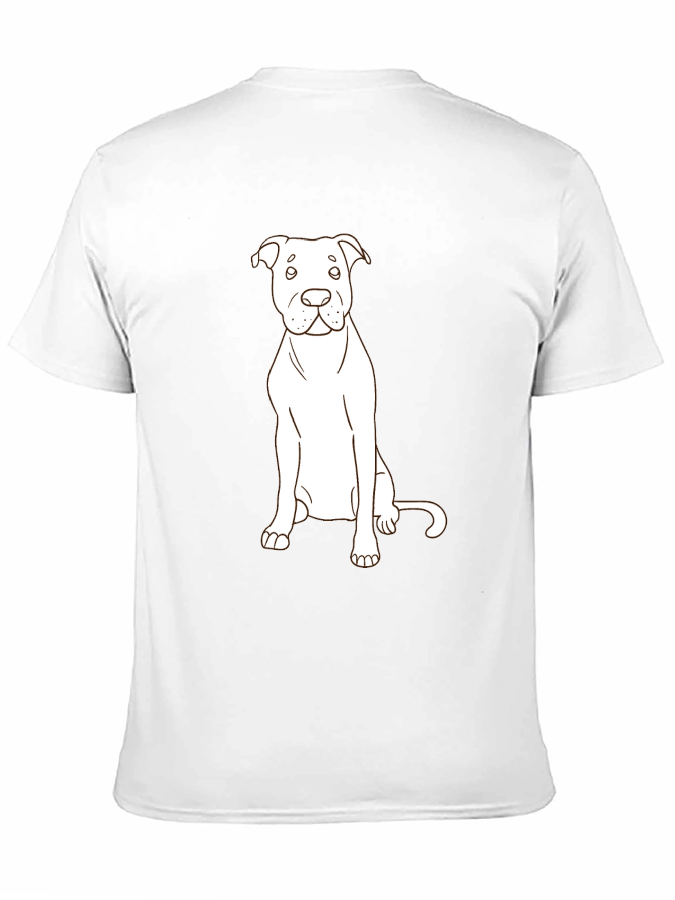 Black Dog Lover's Tee: Minimalist Pup Design view 11