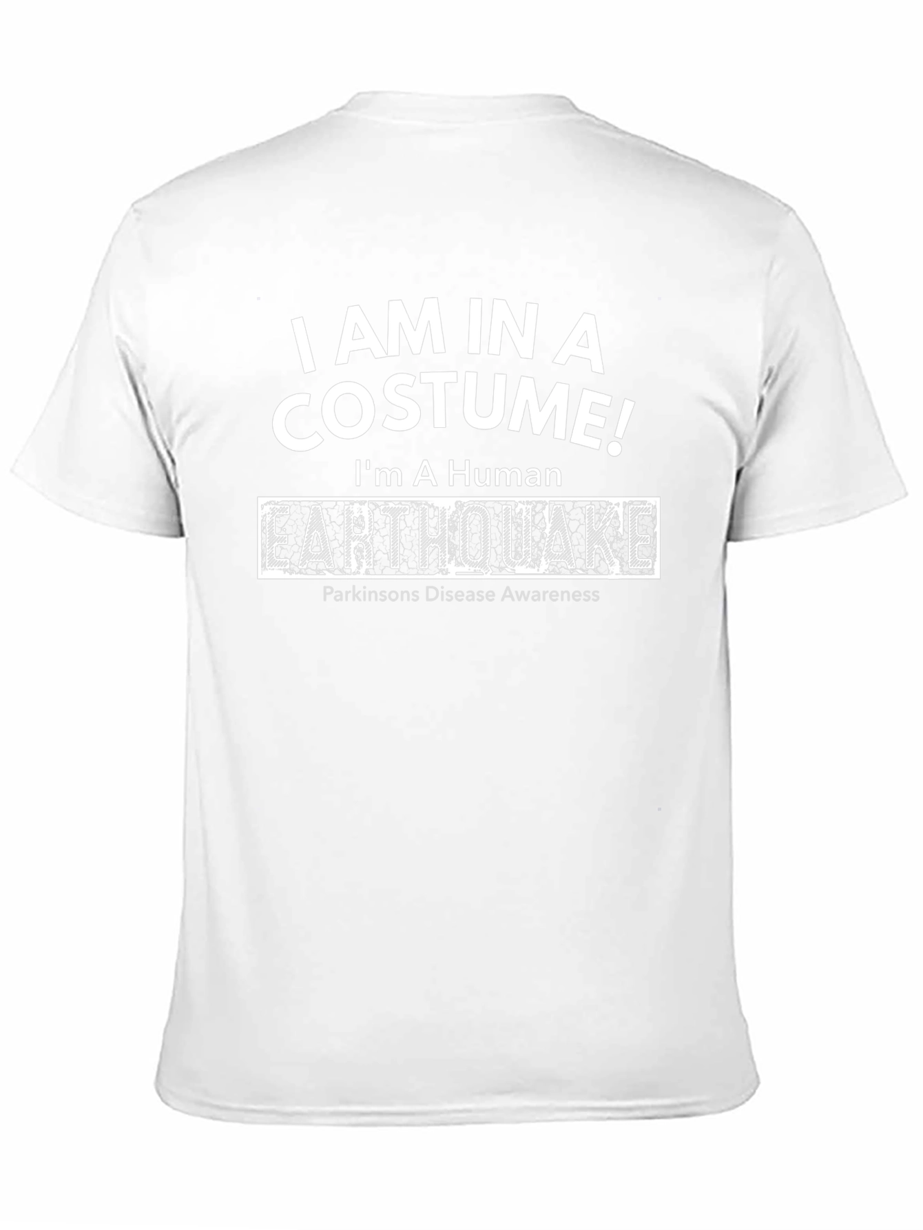 Black I'm A Human Earthquake Awareness T-Shirt view 11