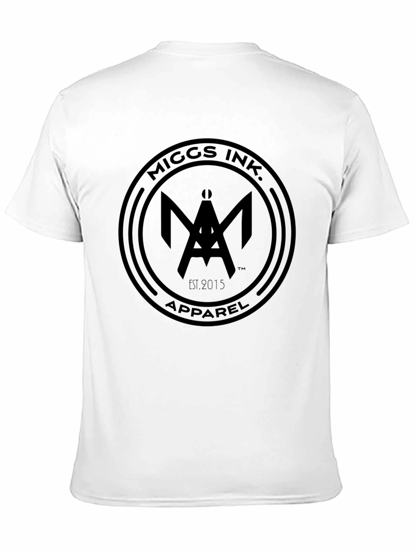 Black Miggs Ink. Apparel Black Graphic T-Shirt view 11