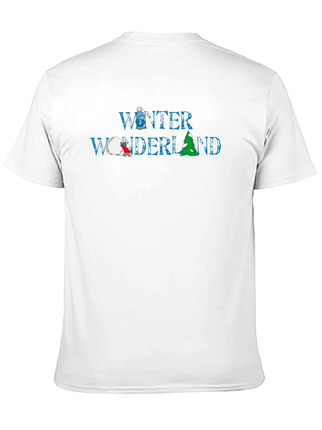 Black Winter Wonderland Graphic Tee - Unisex Black T-Shirt view 11