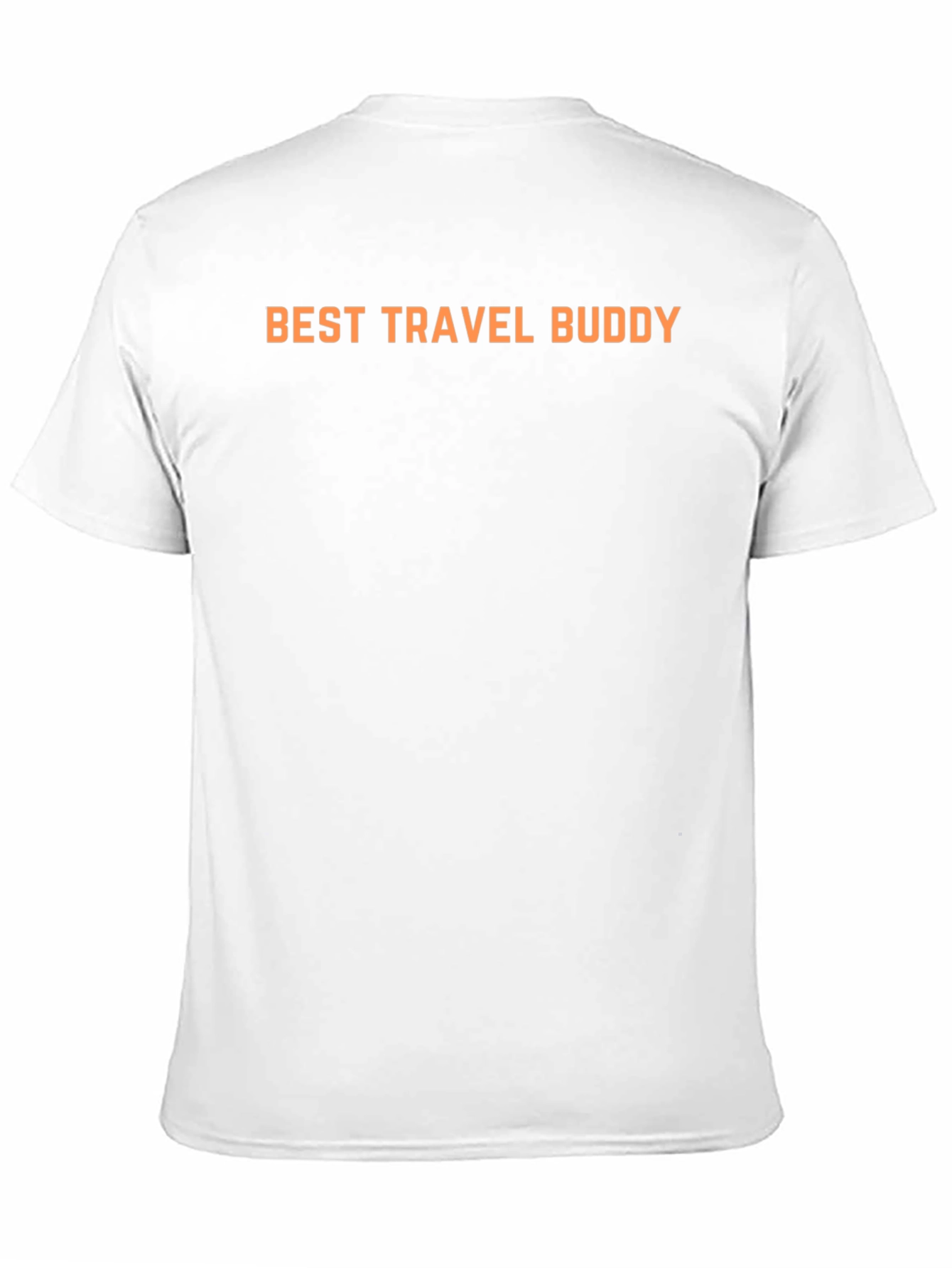 Black Best Travel Buddy Black Crew Neck T-Shirt view 11