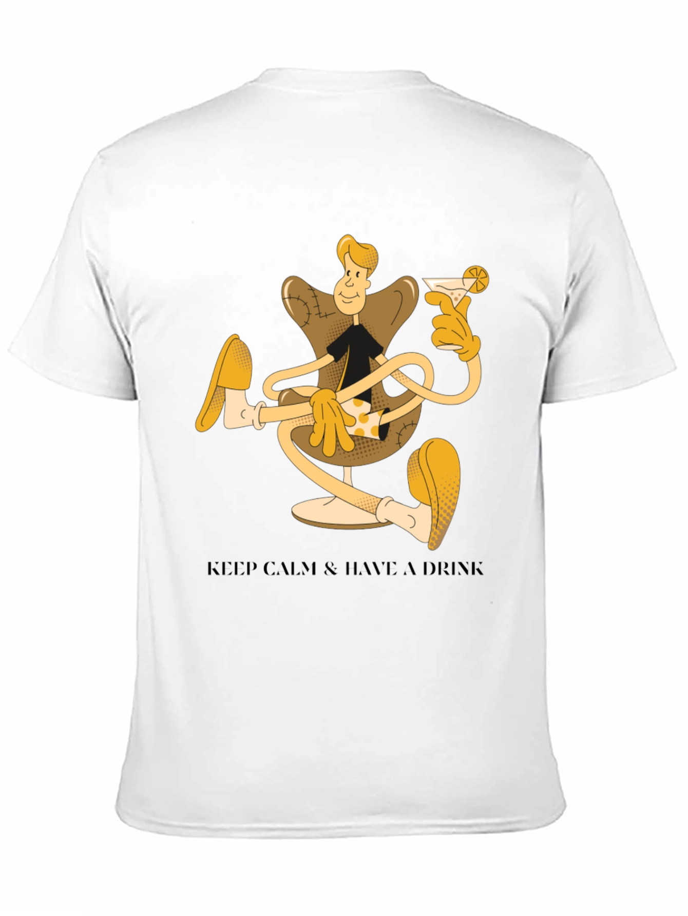 Black Relax and Unwind Graphic T-Shirt view 11