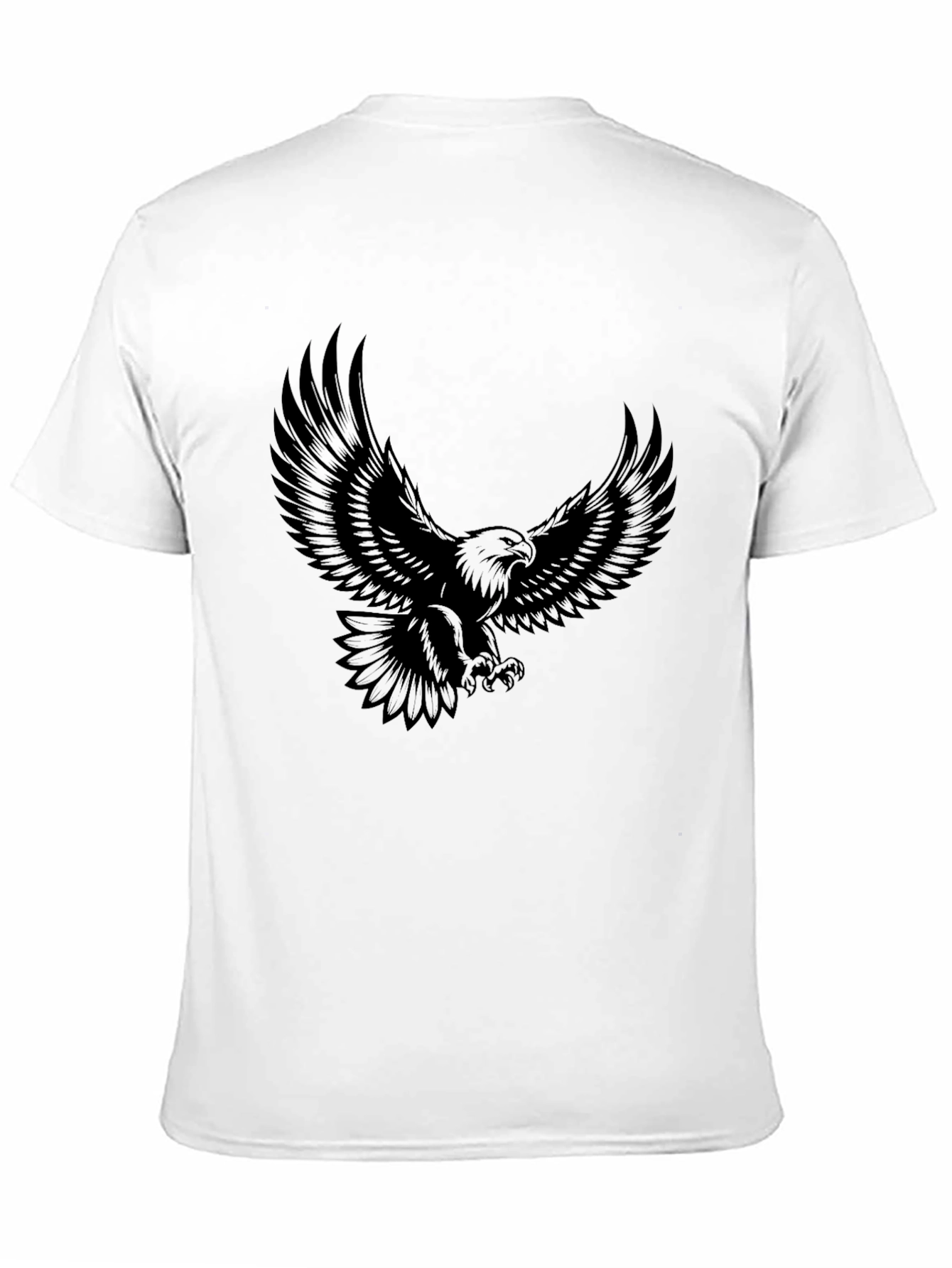 Black Black Eagle Graphic T-Shirt - Men's Fashion view 11