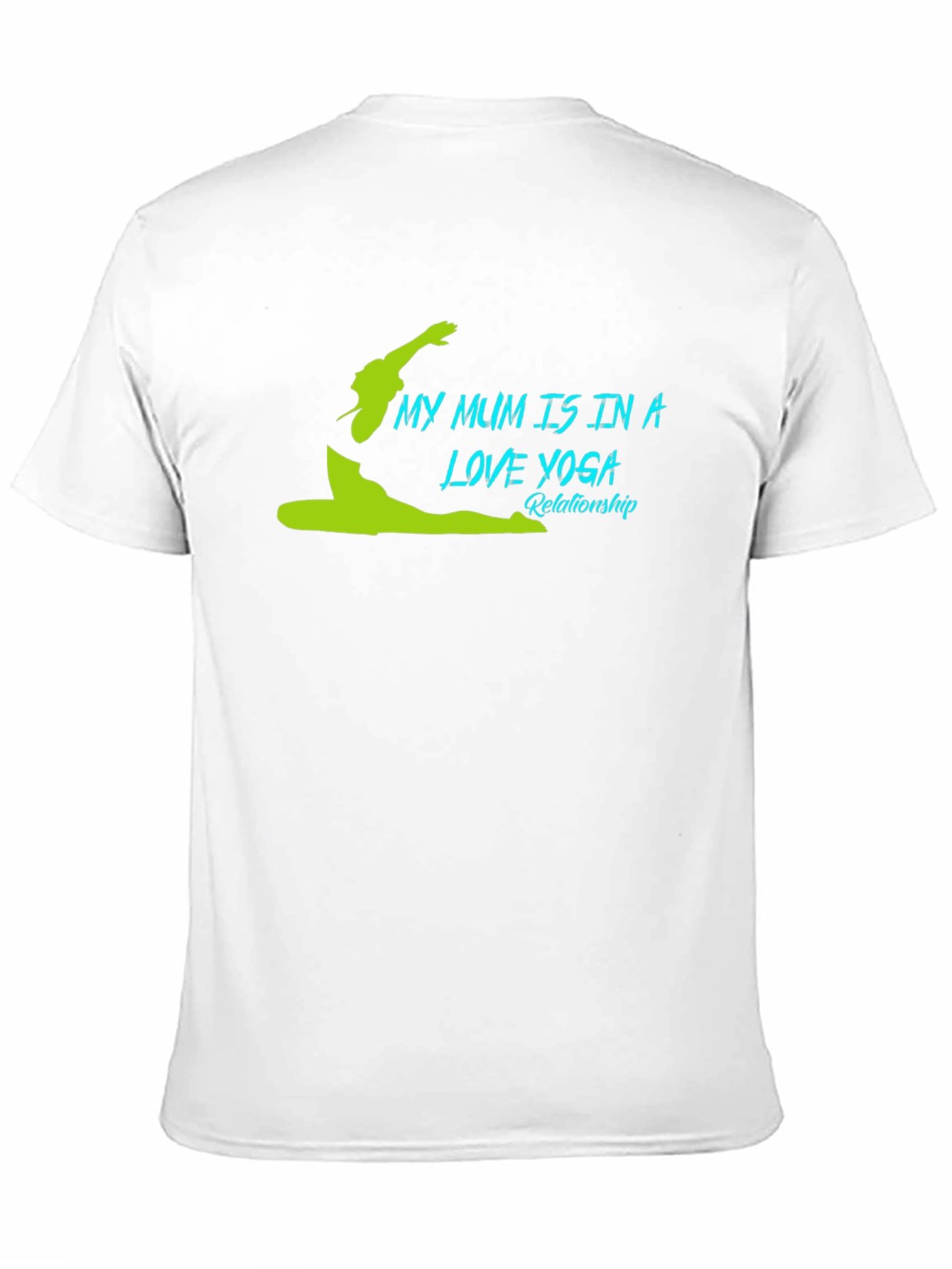 Black Yoga Mum Black T-Shirt view 11