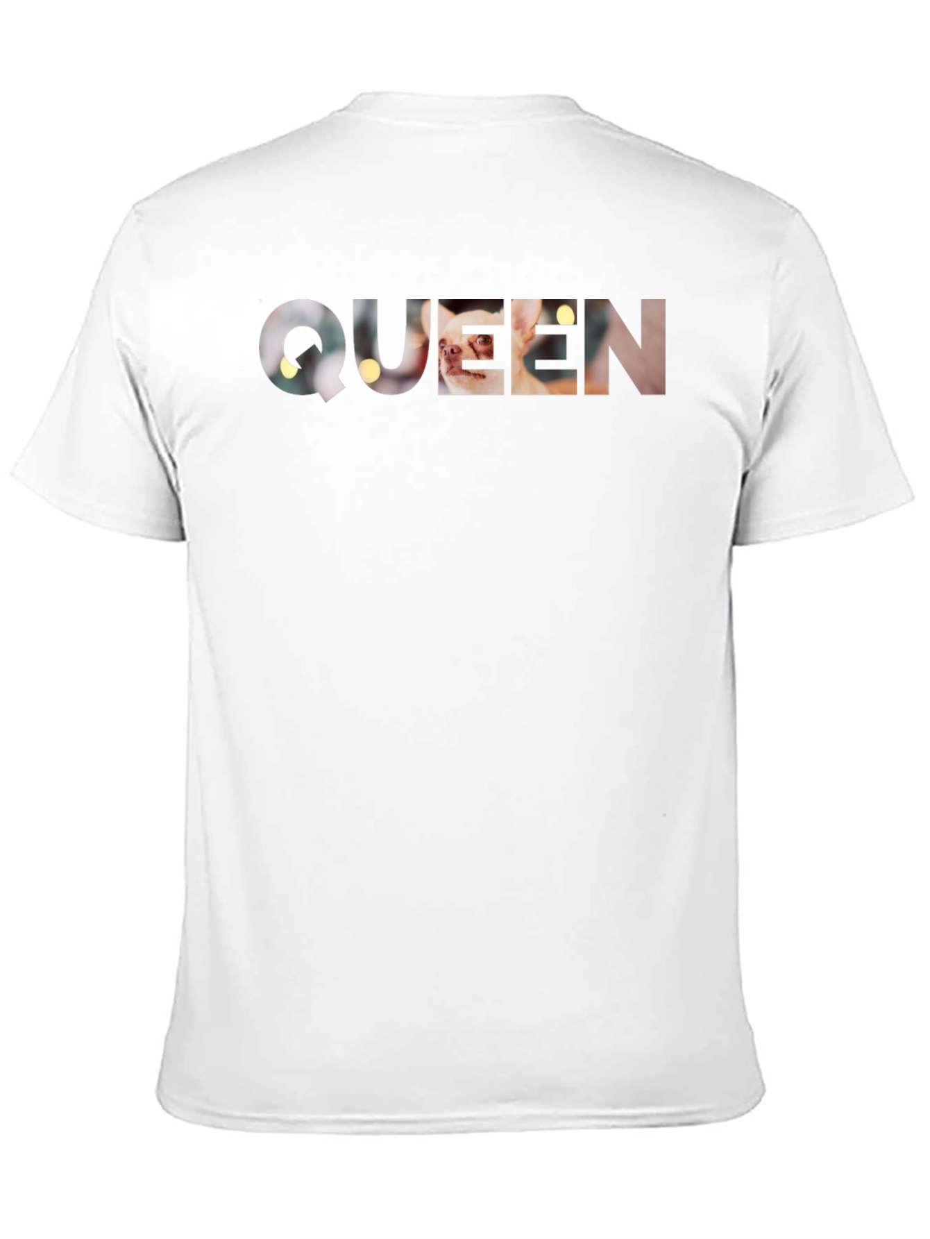 Black Queen Dog Tee - Novelty Graphic T-Shirt view 11