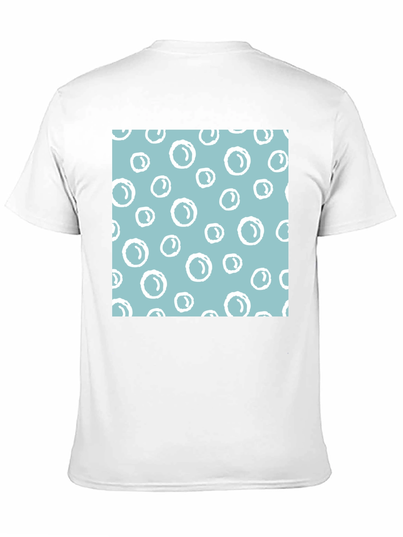 Black Bubble Pattern T-Shirt view 11