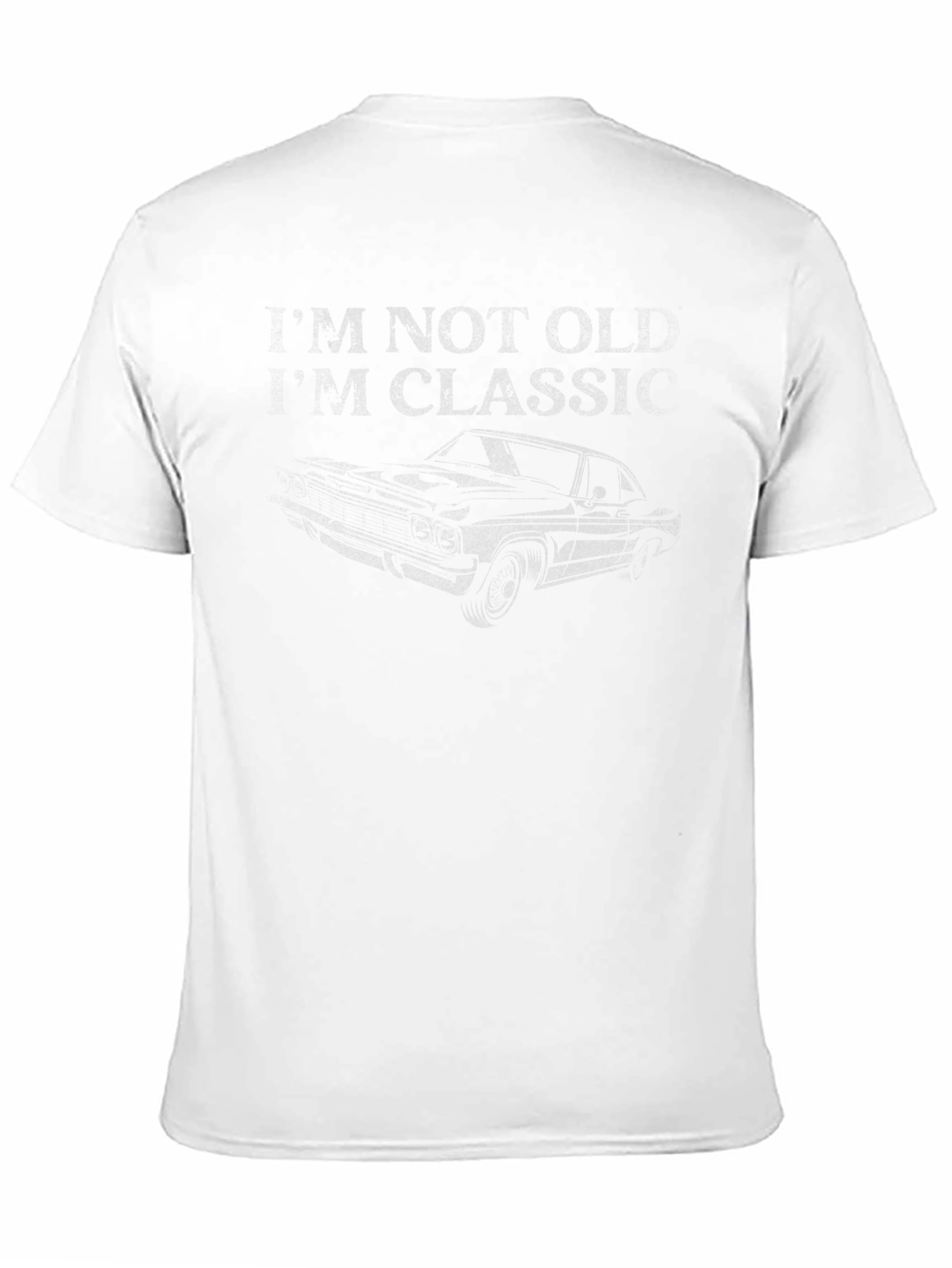 Black Classic Car Black Graphic Tee - I'm Not Old, I'm Classic view 11