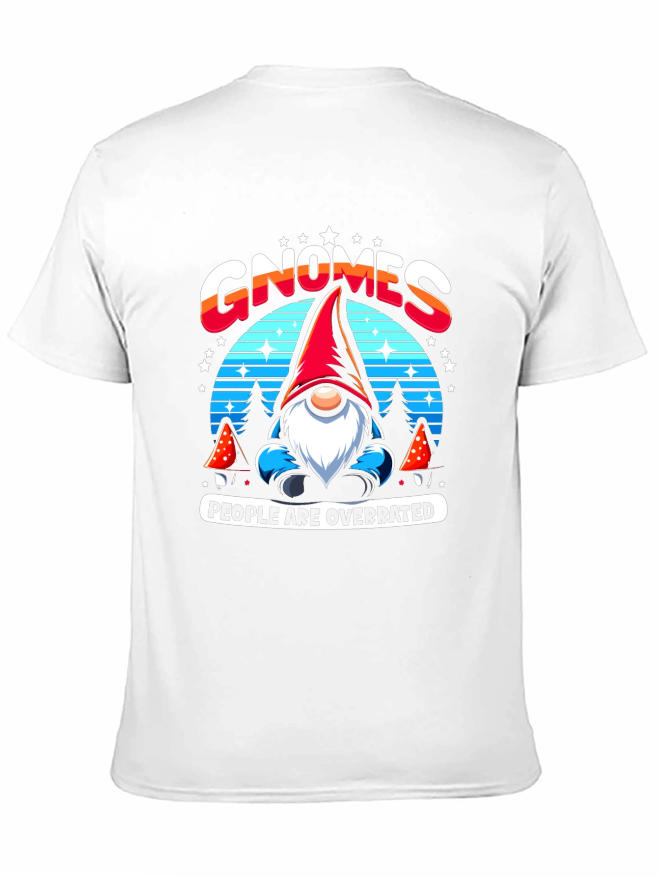 Black Gnomes Overrated Tee view 11