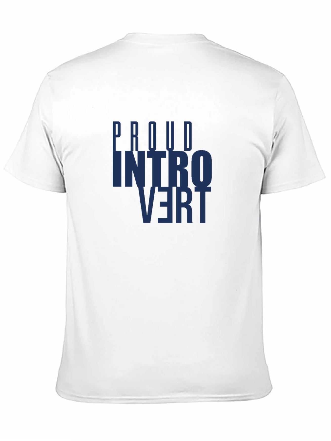 Black Proud Introvert Graphic Tee - Black view 11