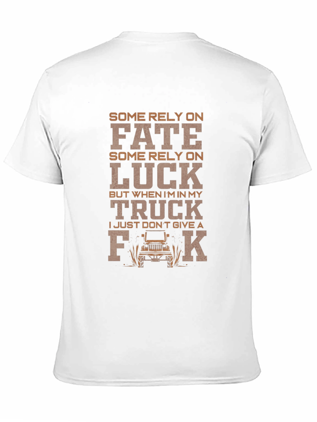Black Fate Luck Truck Graphic T-Shirt view 11