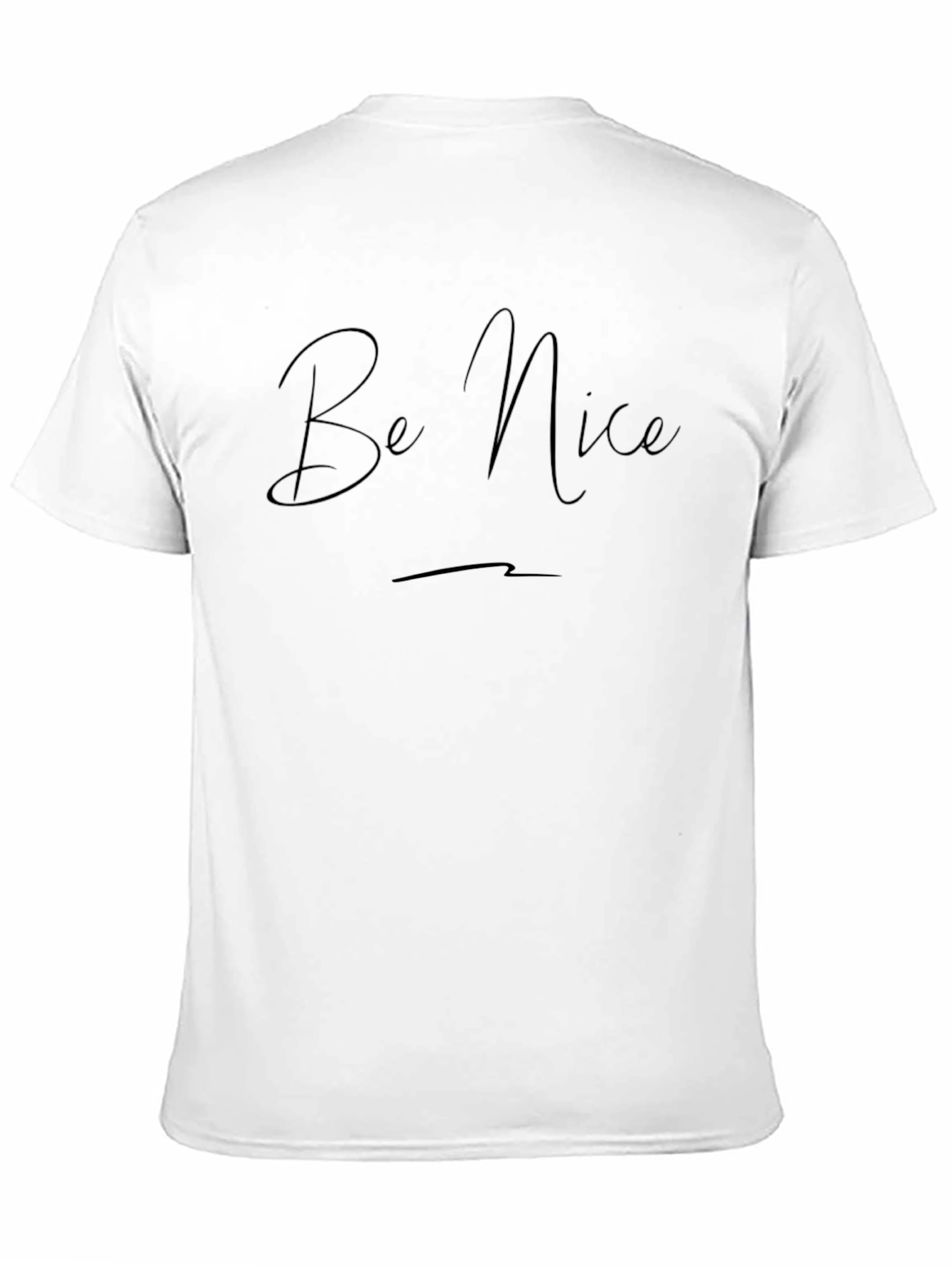 Black Be Nice Graphic Tee - Stylish Casual T-Shirt view 11
