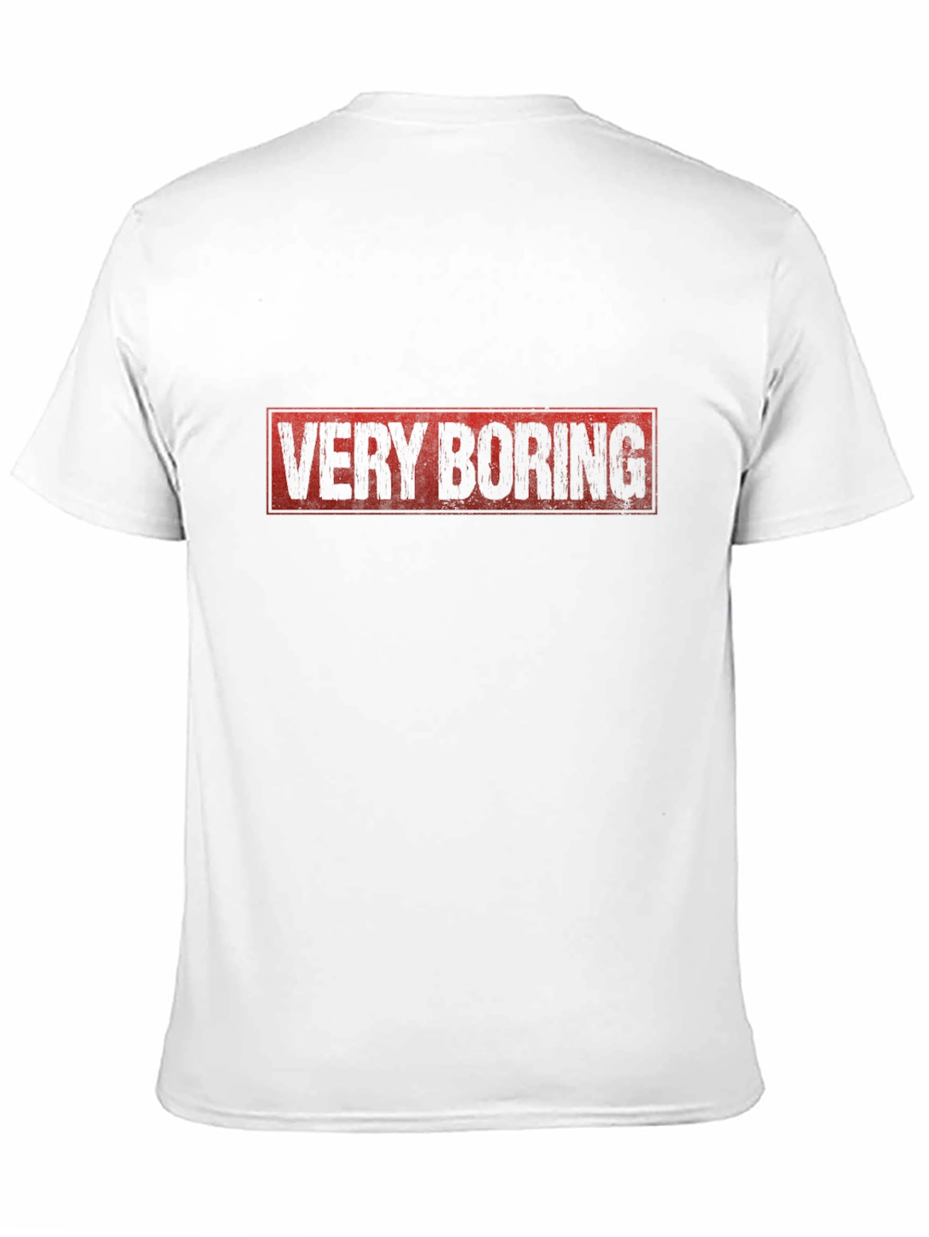 Black Very Boring Graphic T-Shirt -  Funny Sarcastic Tee view 11