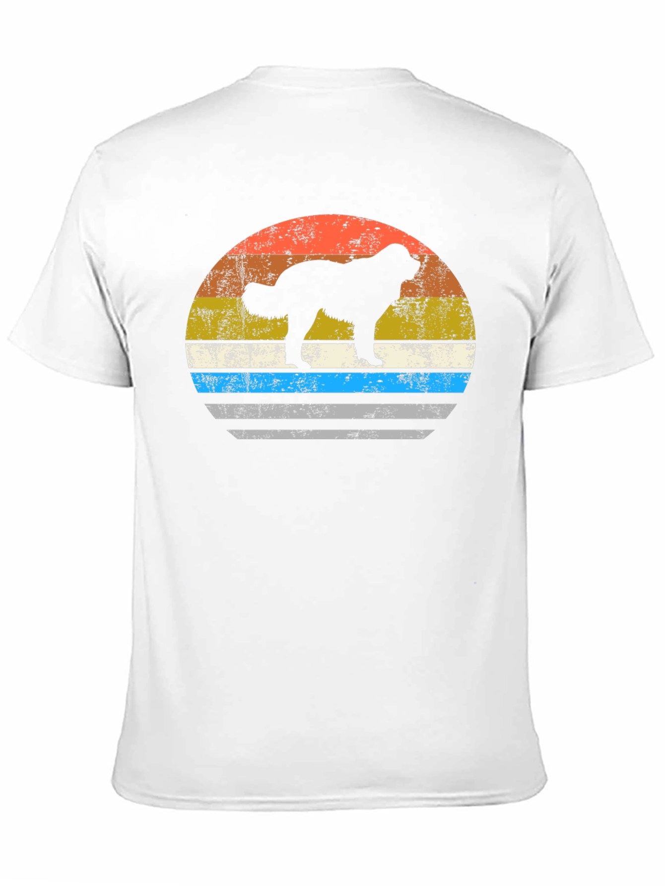 Black Retro Dog Silhouette Tee view 11