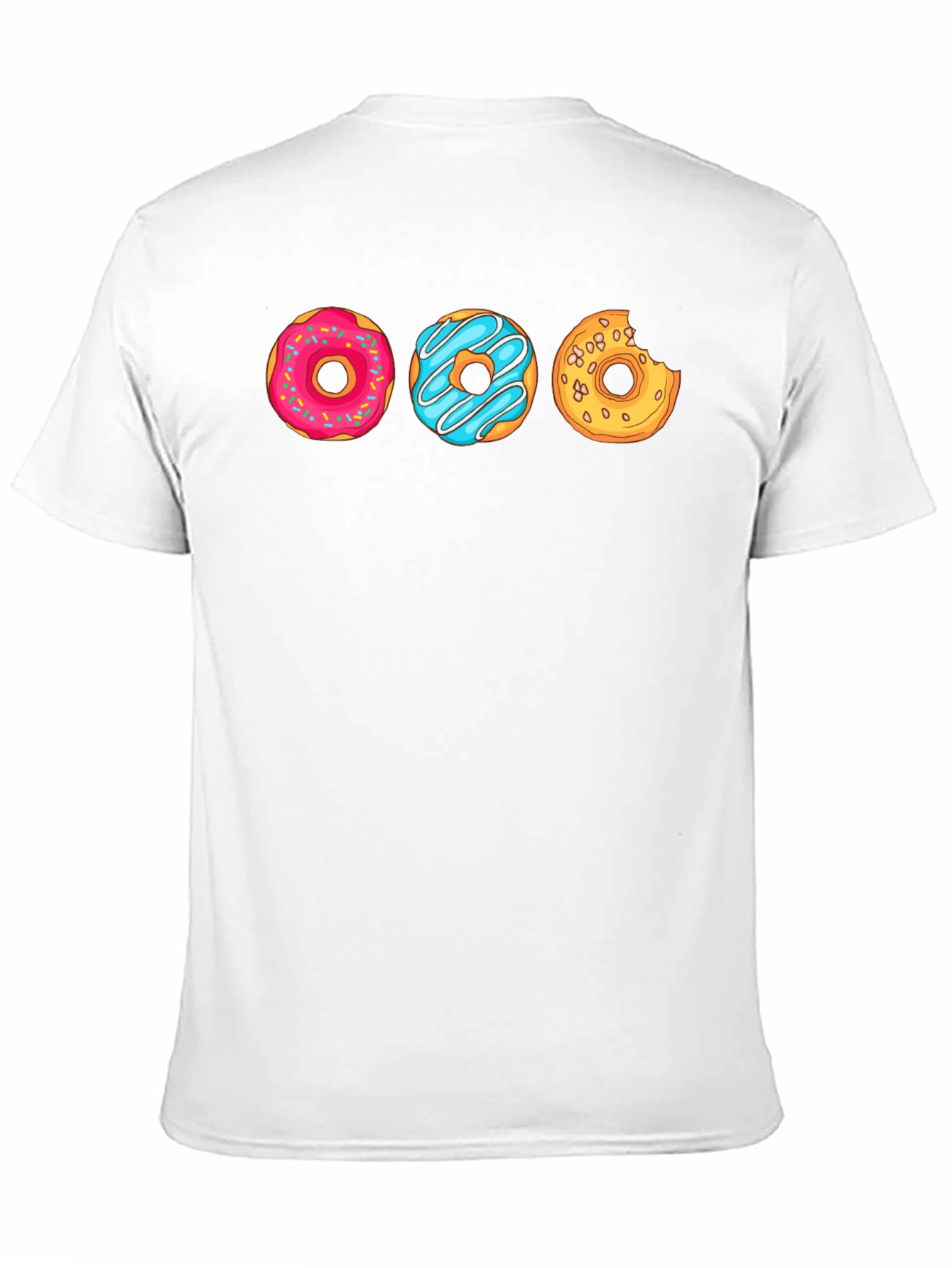 Black Fun Donut Graphic Tee - Black Casual Shirt view 11