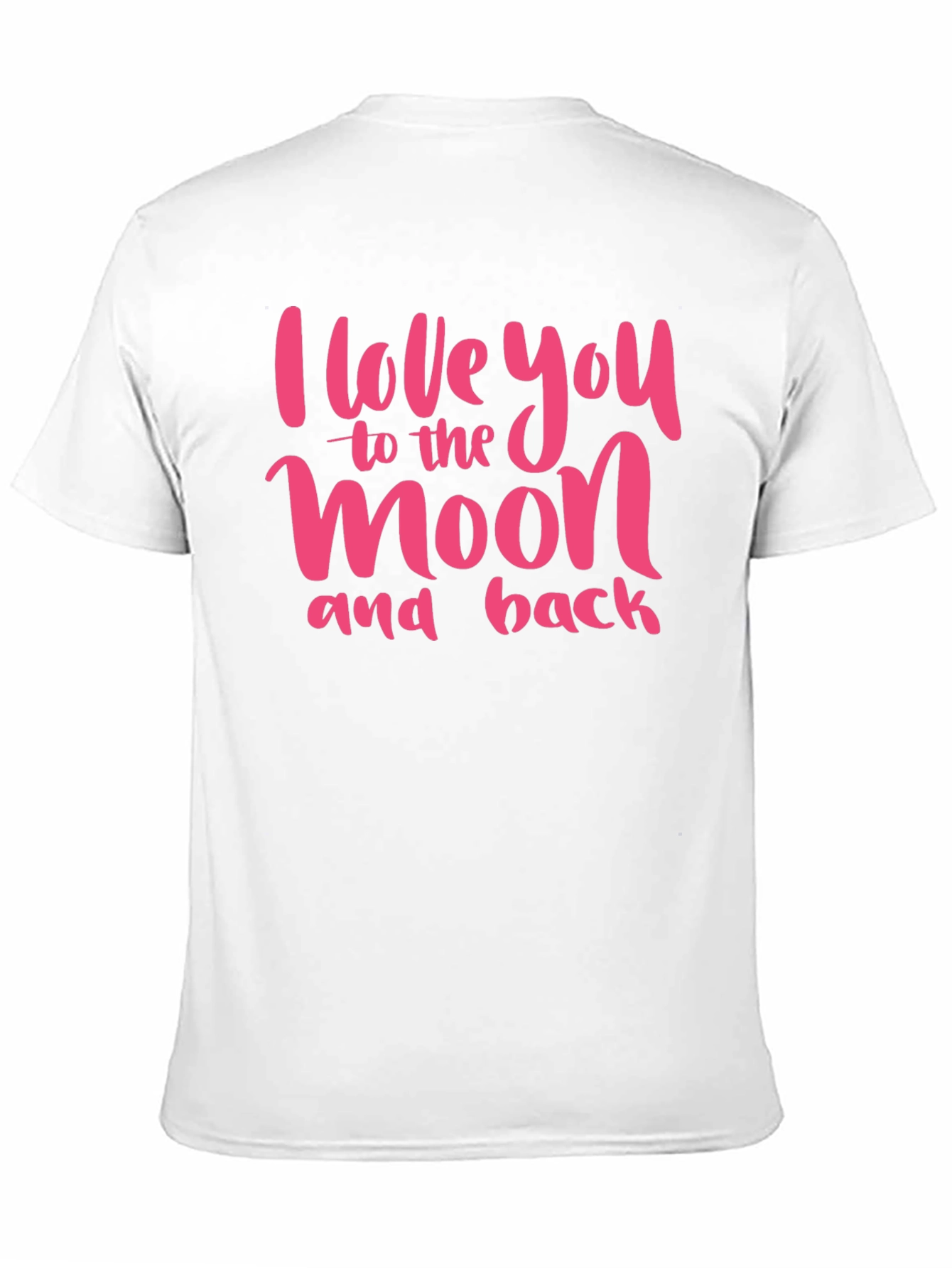 Black I Love You to the Moon and Back T-Shirt view 11
