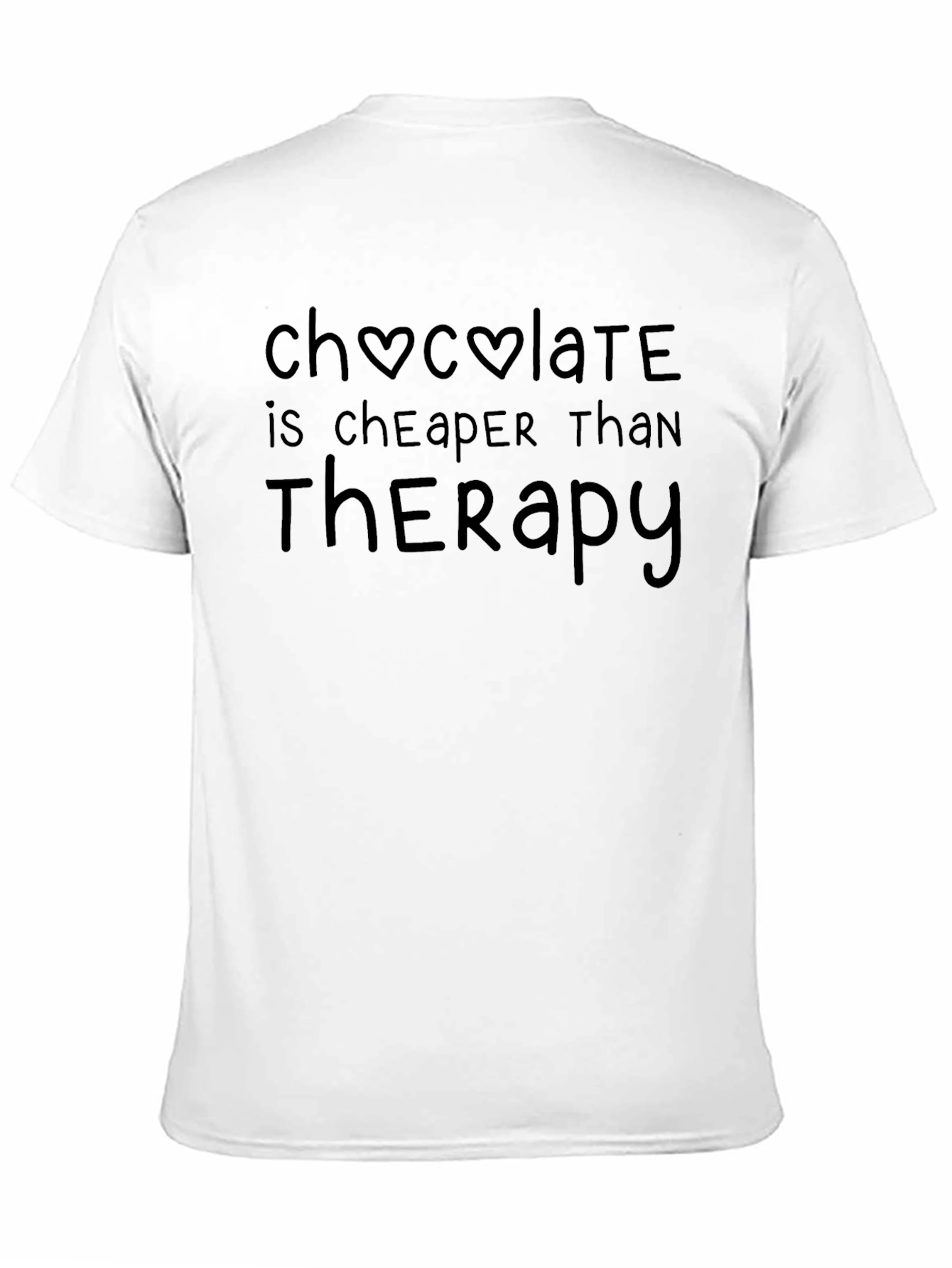Black Chocolate Cheaper Than Therapy Graphic Tee view 11