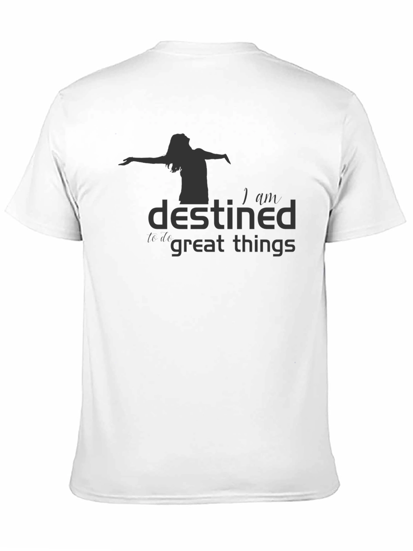 Black Destined For Great Things Graphic Tee - Black view 11