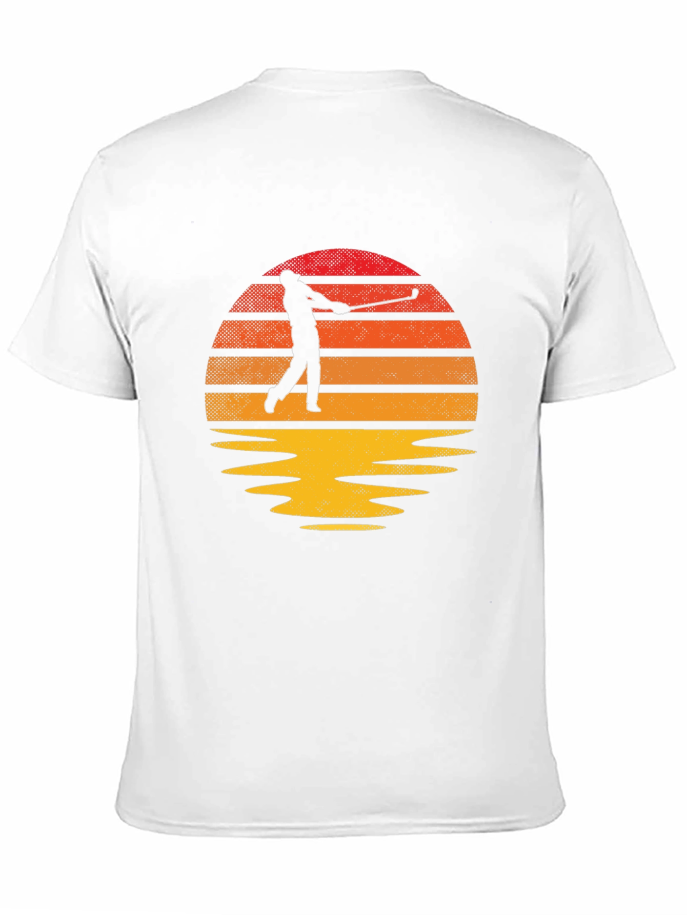 Black Golfer Sunset Graphic Tee - Classic Fit view 11