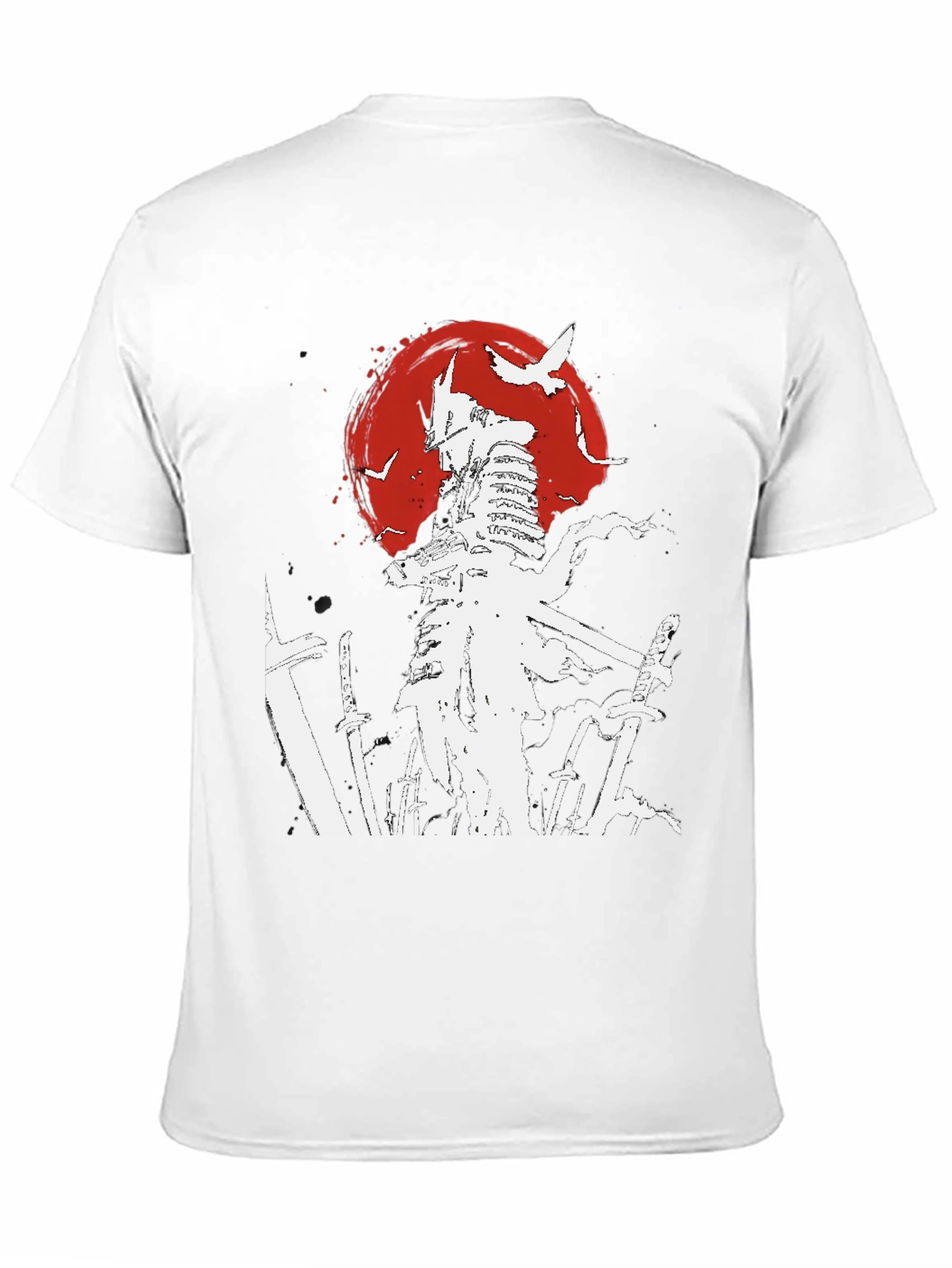 Black Samurai Graphic Tee - Japanese Warrior T-Shirt view 11