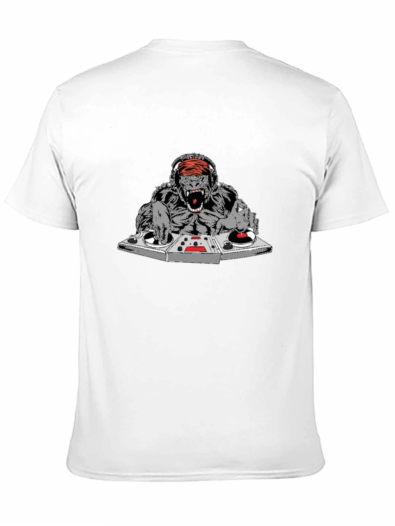 Black DJ Gorilla Graphic Tee view 11
