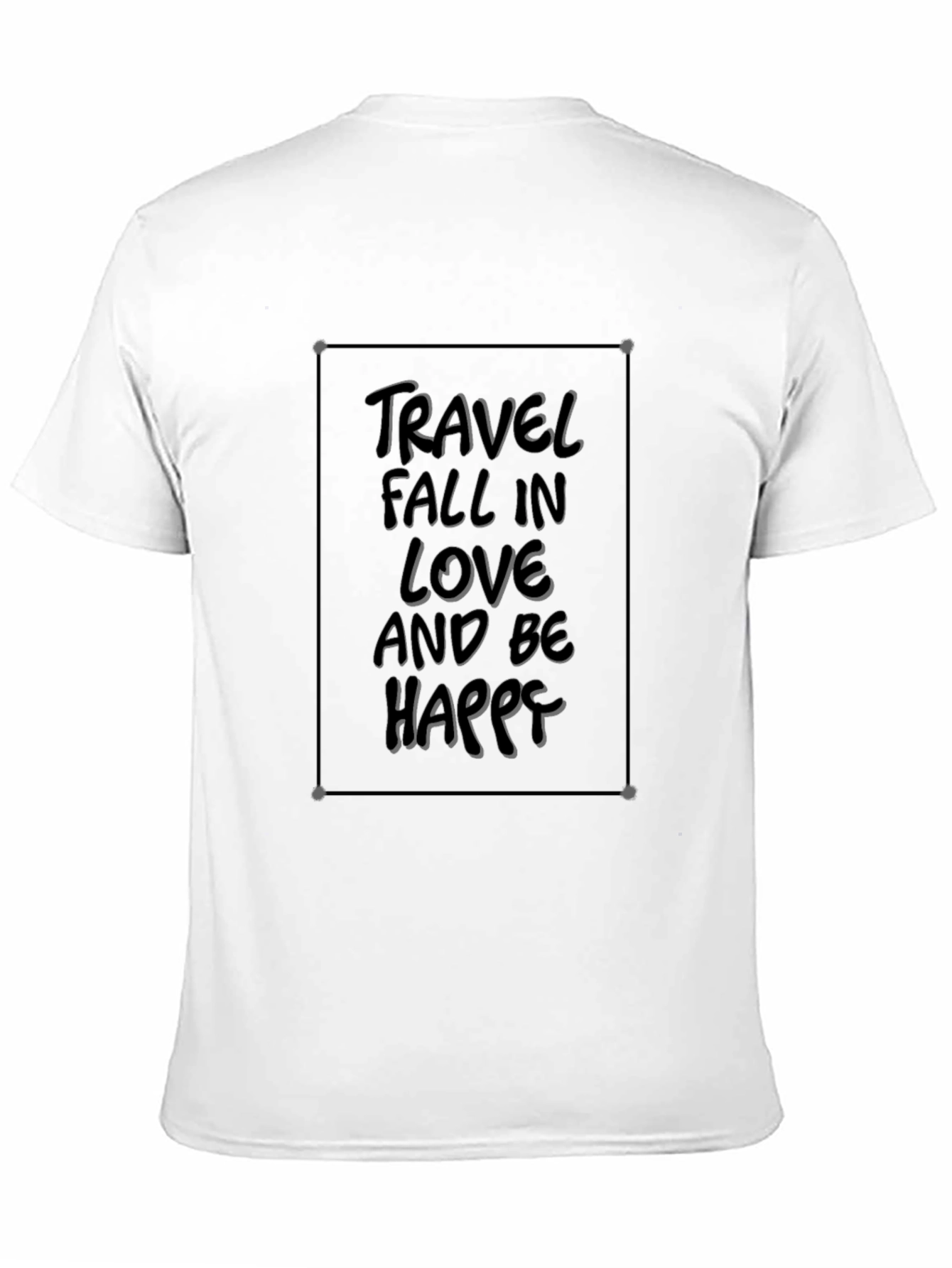 Black Travel, Fall In Love T-Shirt view 11