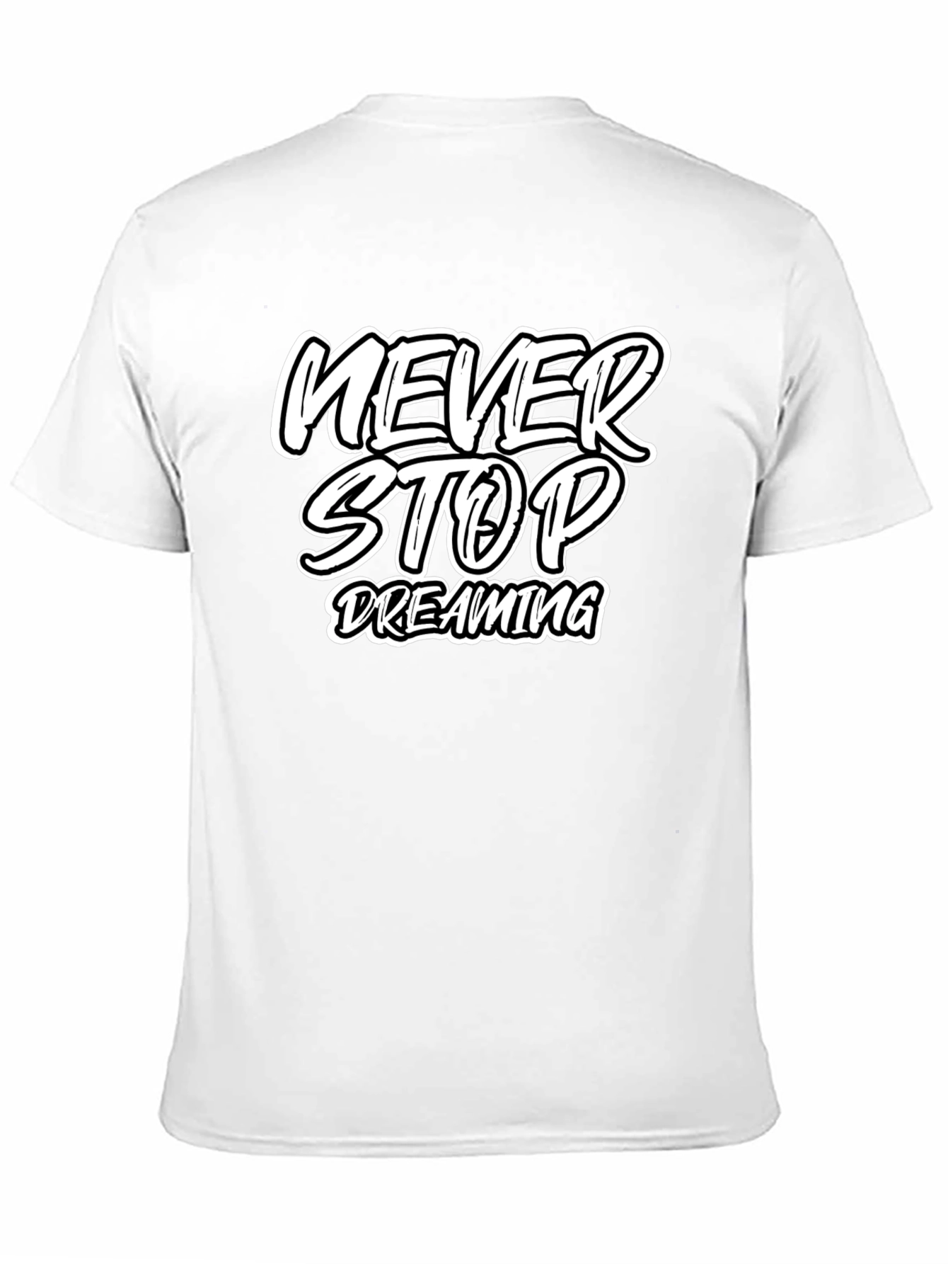 Black Never Stop Dreaming Graphic Tee view 11