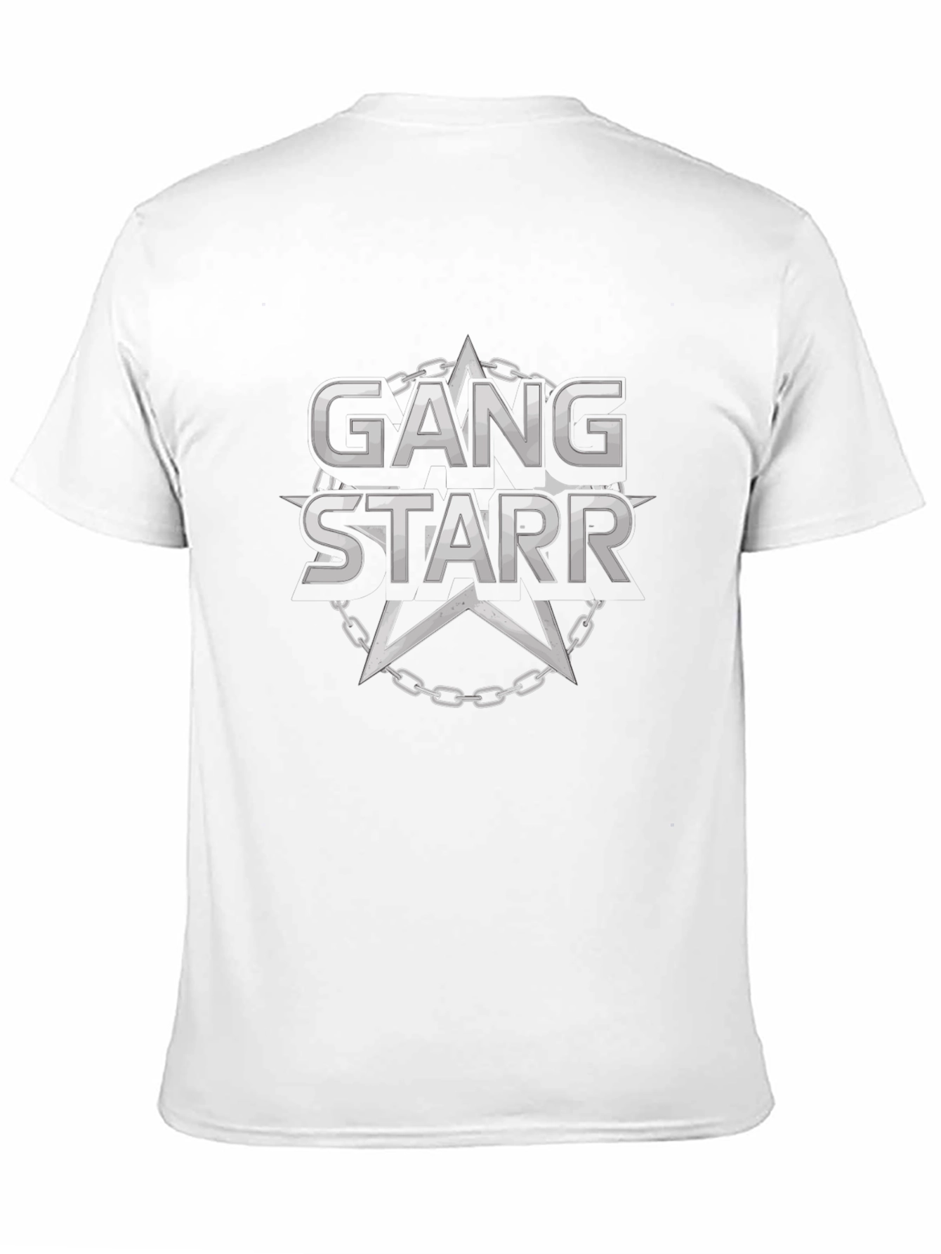 Black Gang Starr Logo Black T-Shirt view 11