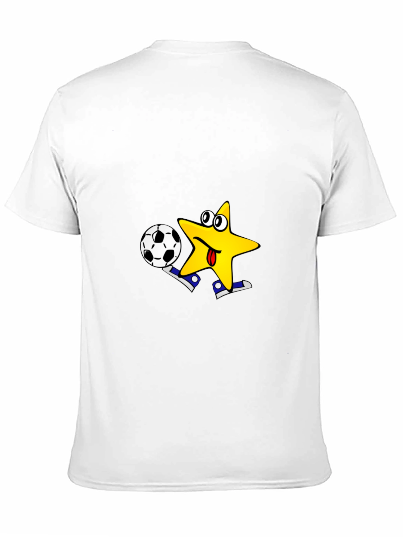 Black Funny Star Soccer T-Shirt - Kick Off in Style! view 11