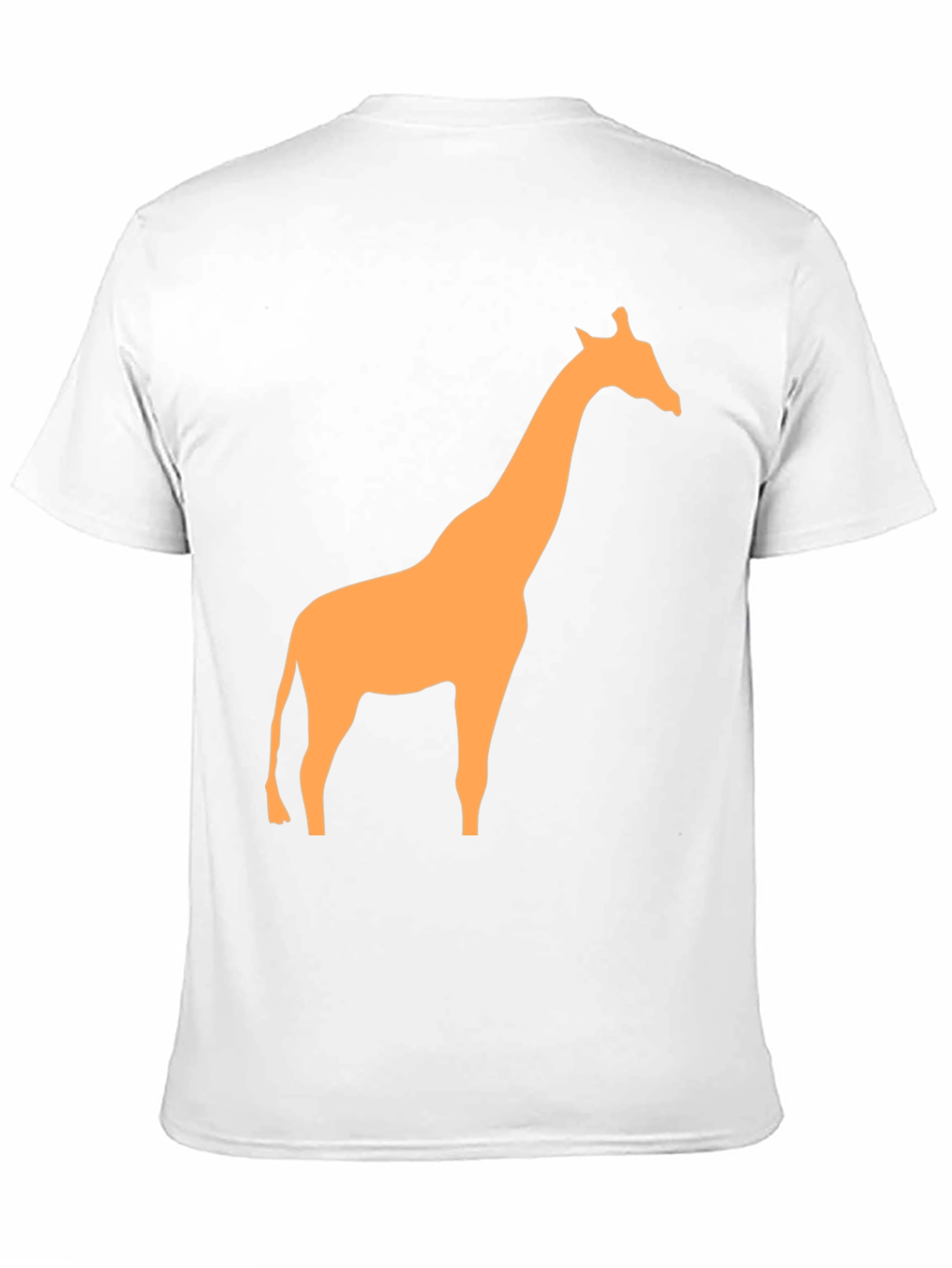 Black Giraffe Graphic Tee - Black Casual T-Shirt view 11