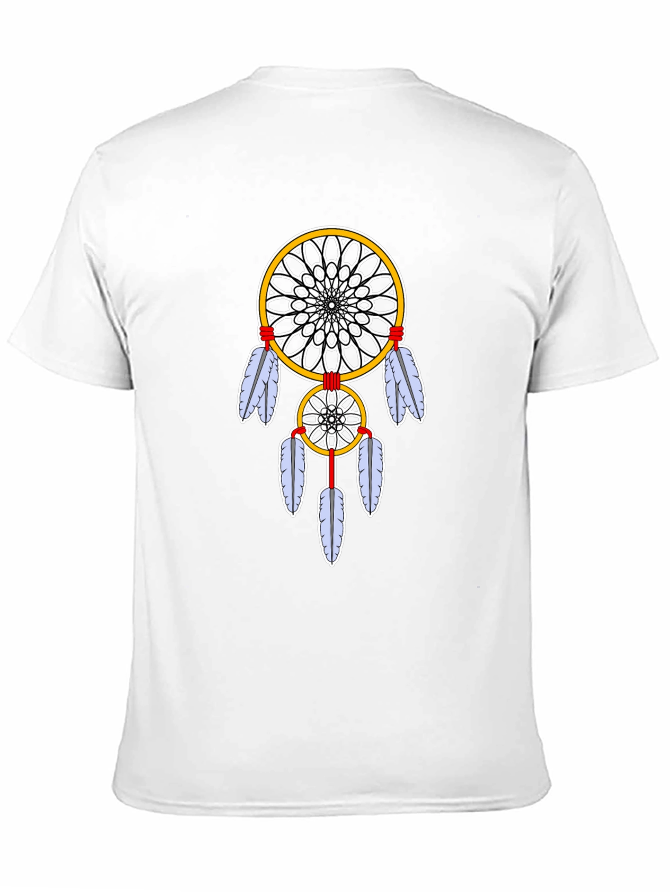 Black Dreamcatcher Graphic Tee - Native American Style view 11