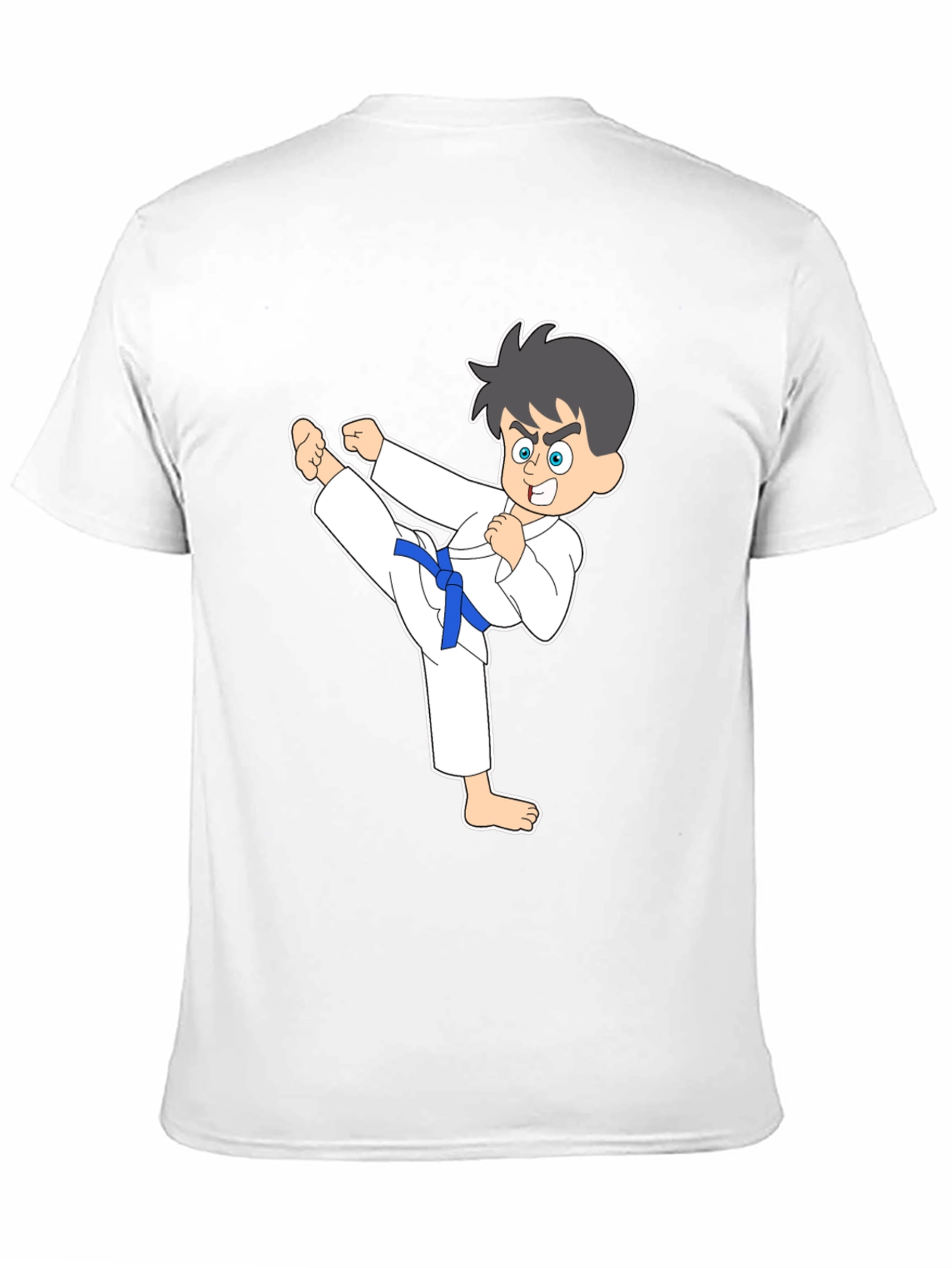 Black Karate Kid T-Shirt - Black Martial Arts Tee view 11