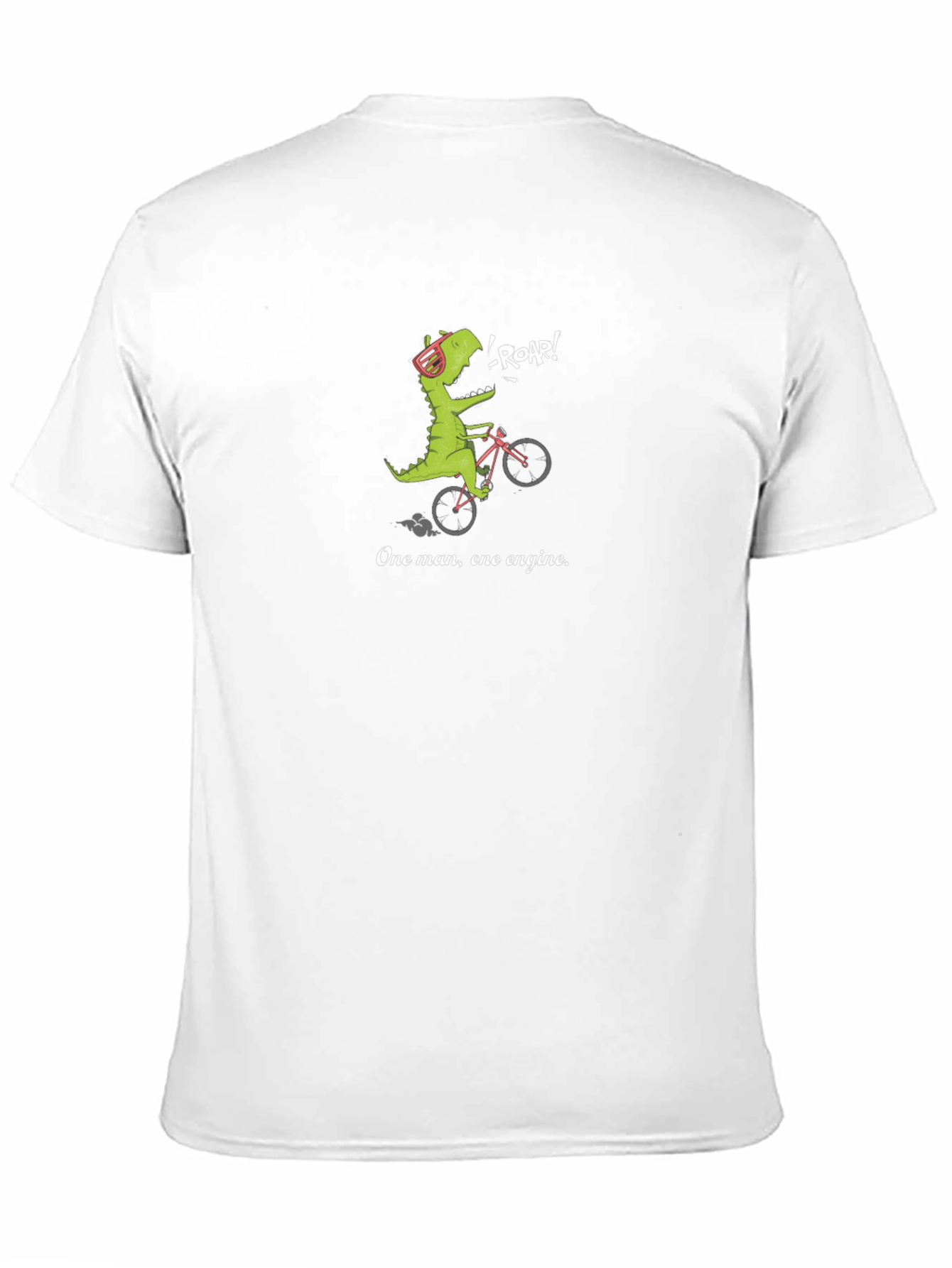 Black Dino Biking T-Shirt - One Man, One Engine view 11