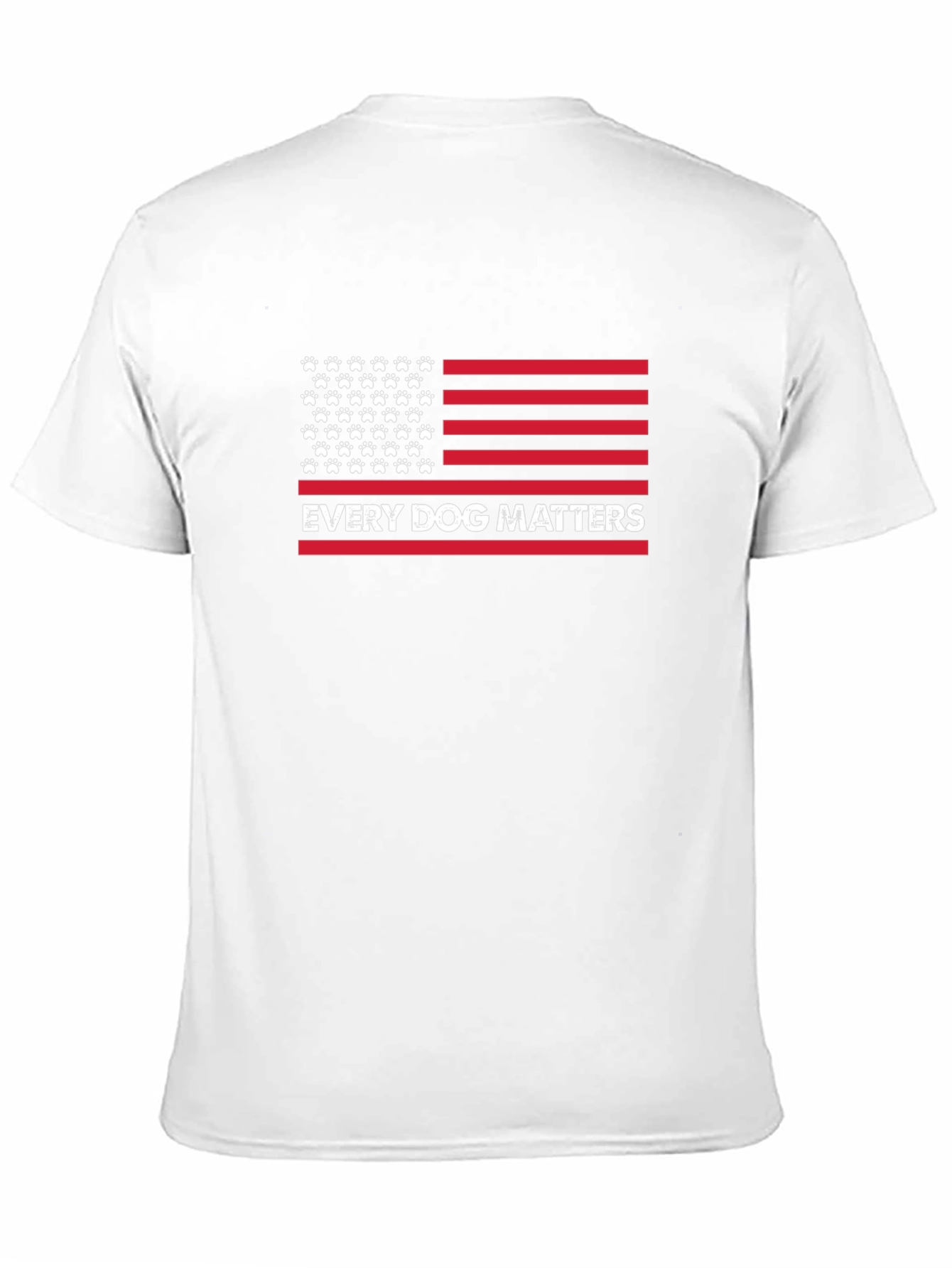 Black Every Dog Matters Patriotic Tee view 11
