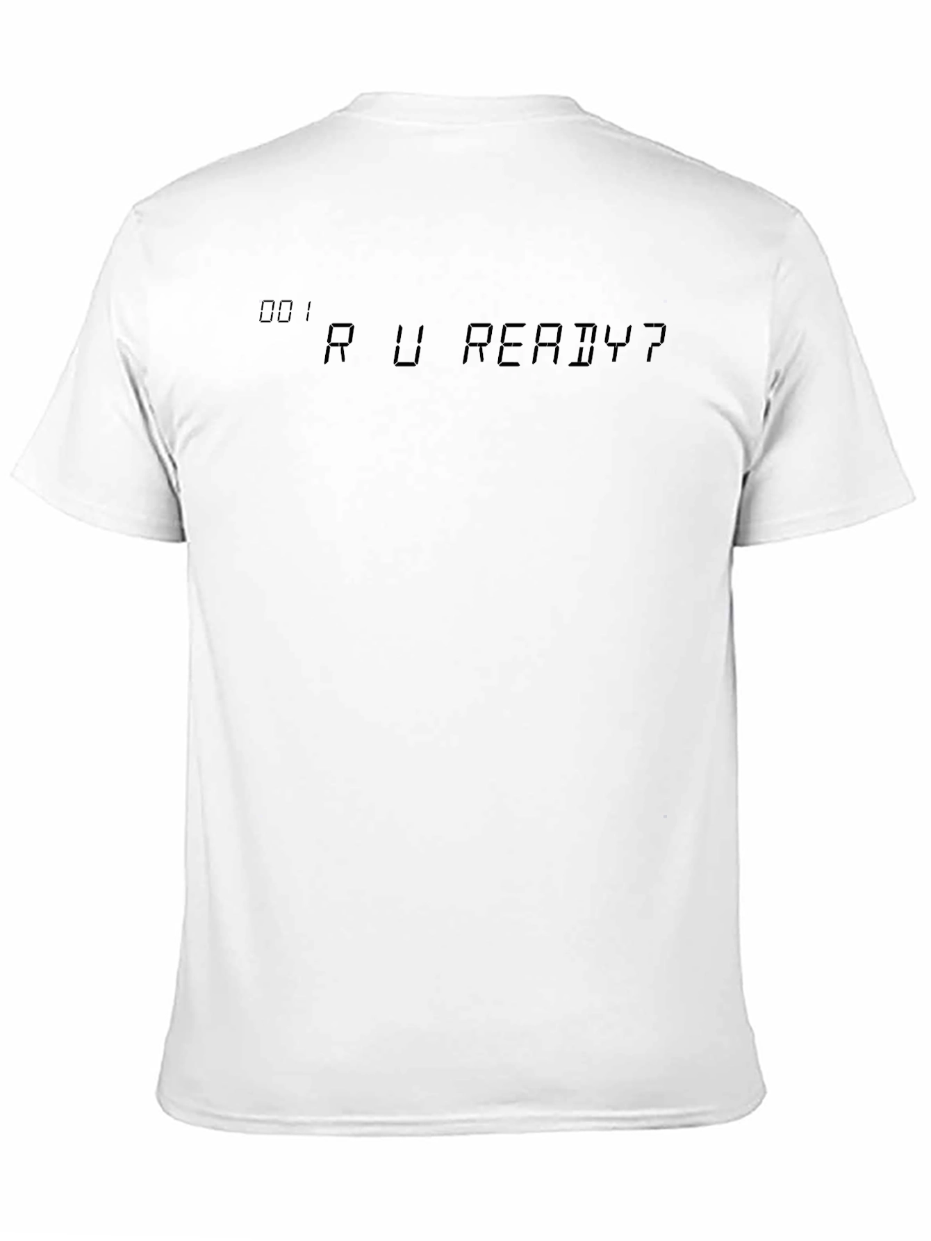 Black R U Ready? Black Graphic Tee view 11